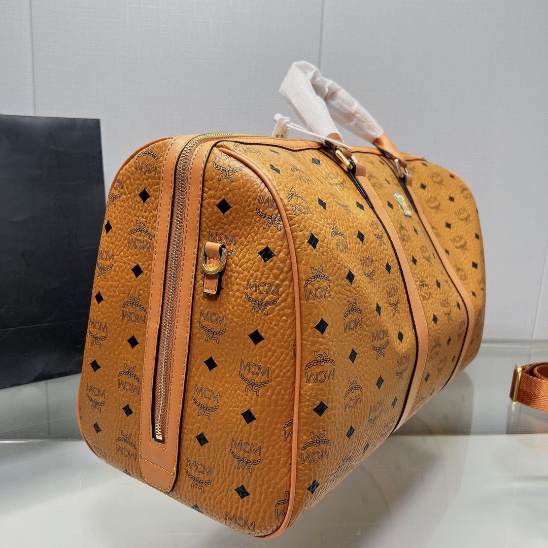 MCM Ottomar Weekender Bag in Visetos Size 45cm