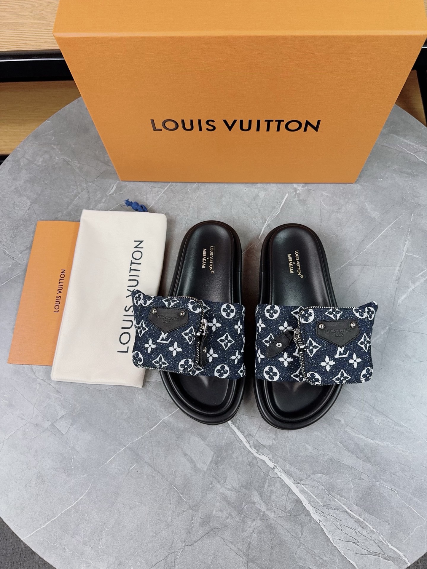 Louis Vuitton Pool Pillow Flat Comfort Slippers Size 36-46