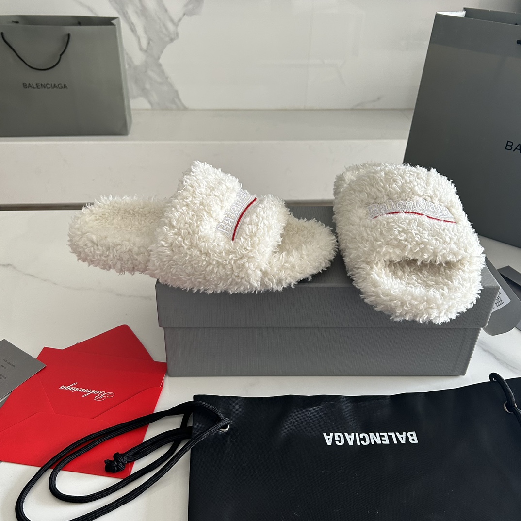 Balenciaga 23FW New Winter Slippers Size 35-41
