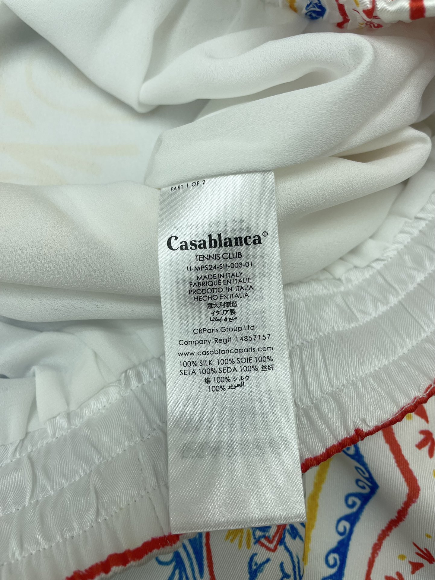 Casablanca Shorts Size S-XL