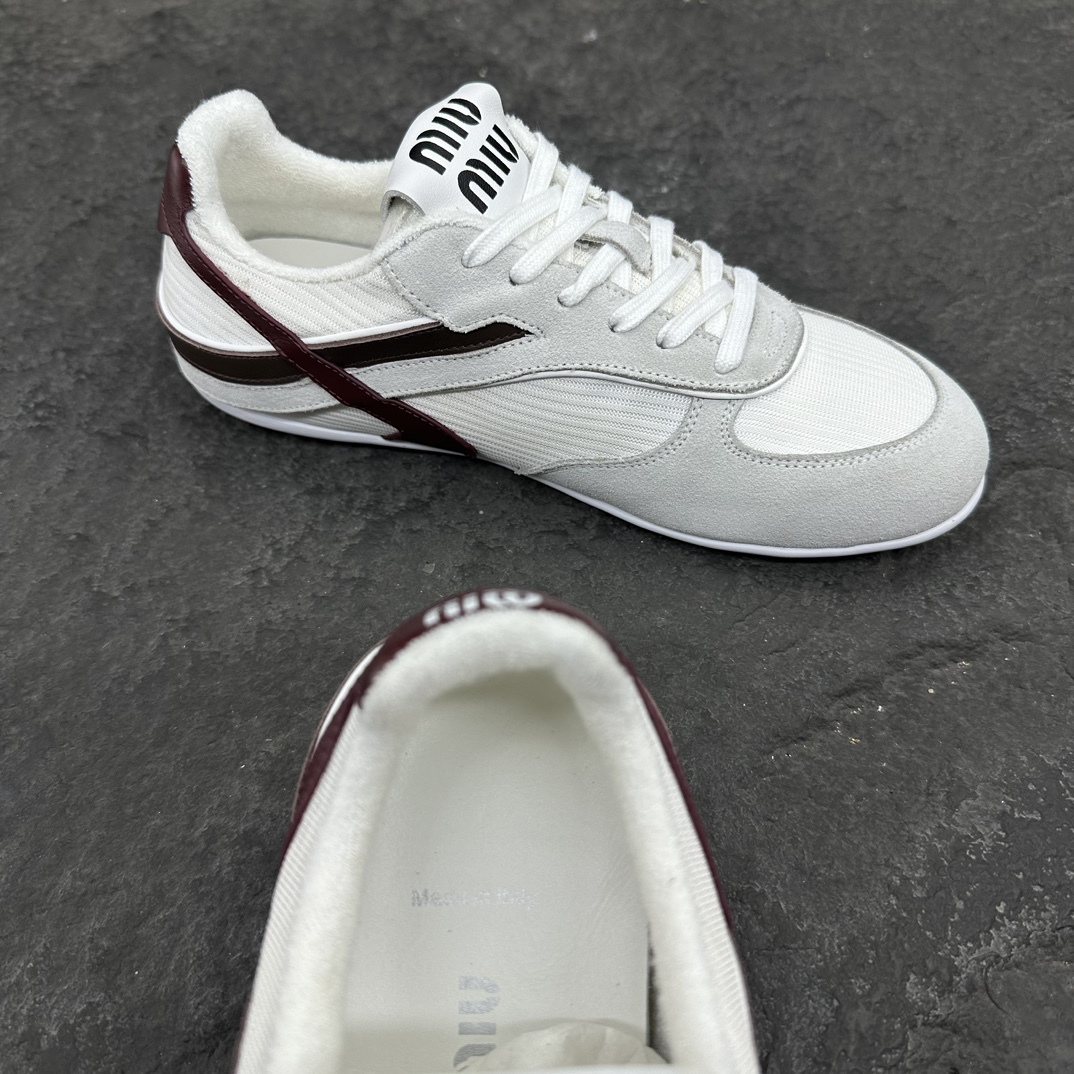 MiuMiu Suede leather and fabric Sneaker Size 35-40