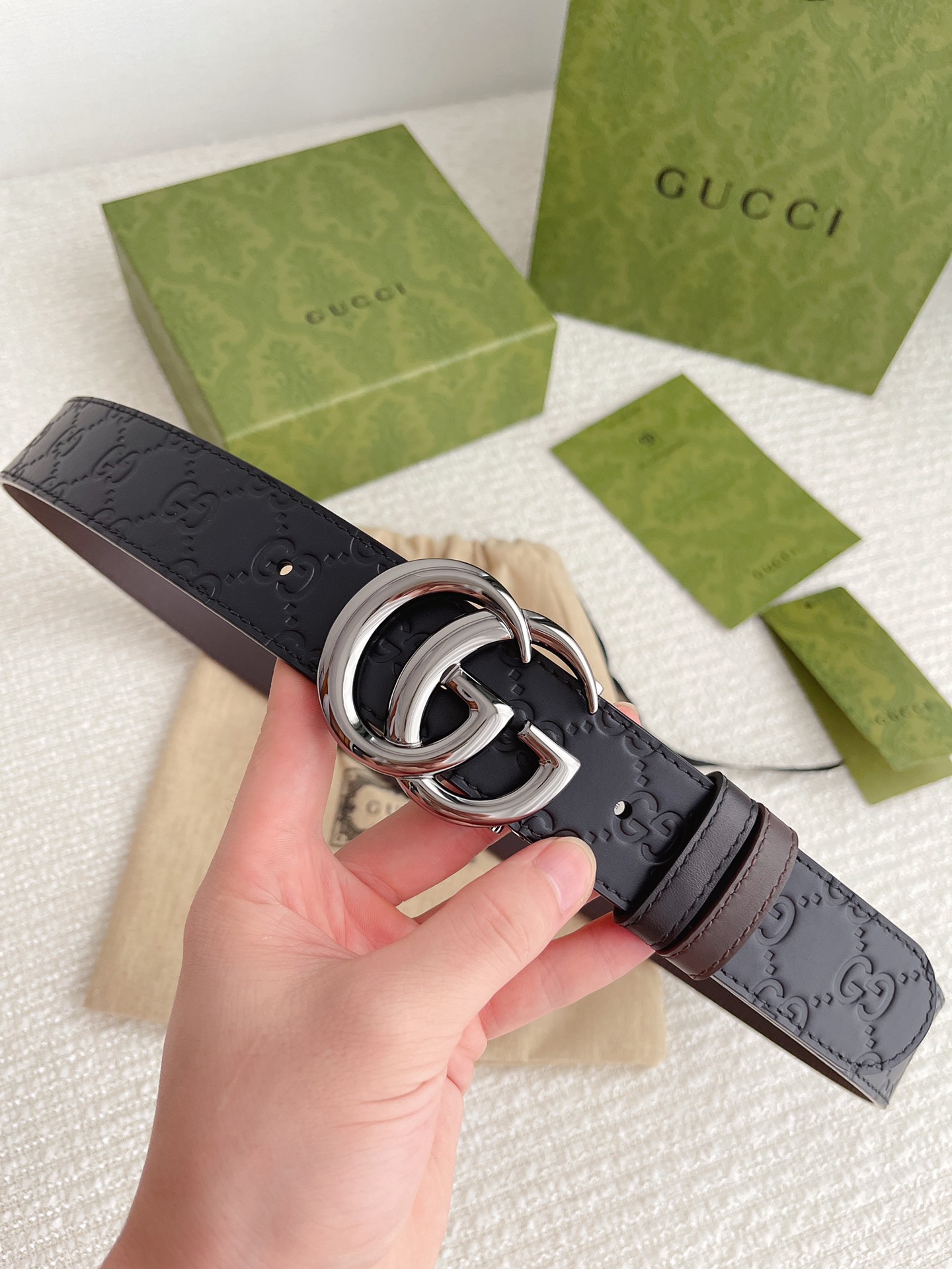 Gucci Men Belt Width 3.8cm