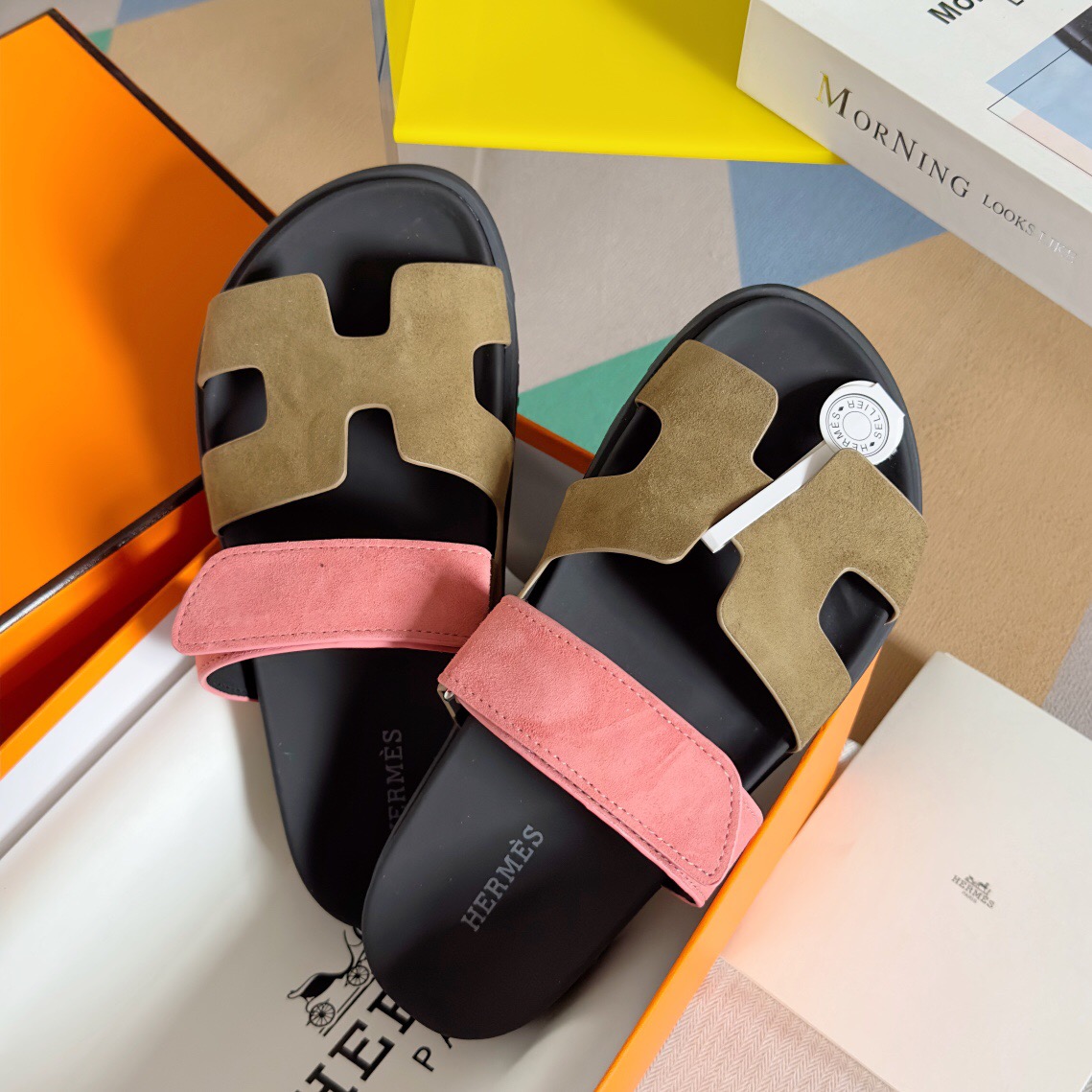 Hermes chypre Slippers Size 36-45