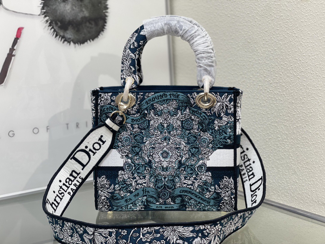 Dior Lady Women Shoulder Bags 24*20*11cm