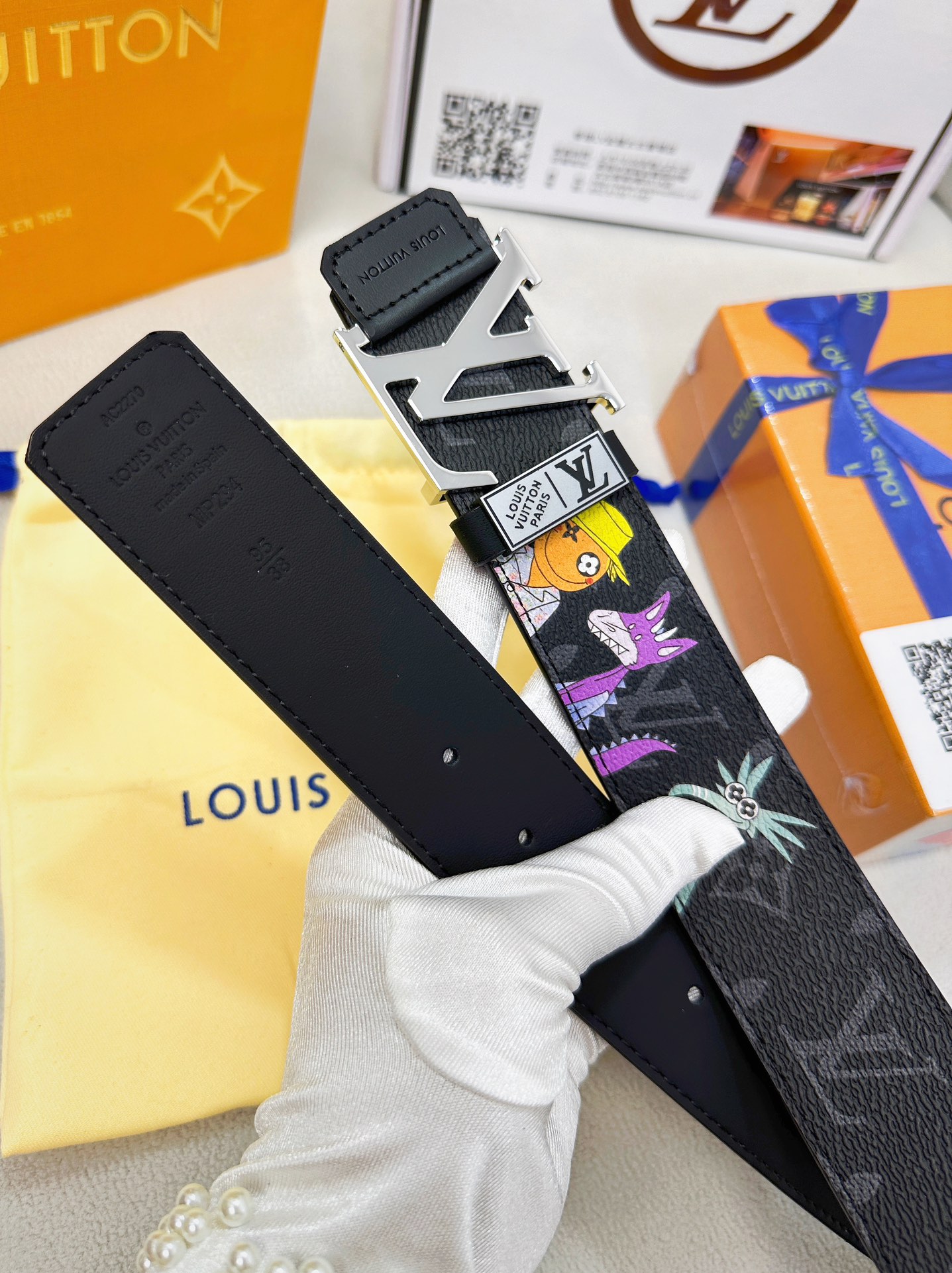Louis Vuitton Men Belt Width 3.8cm