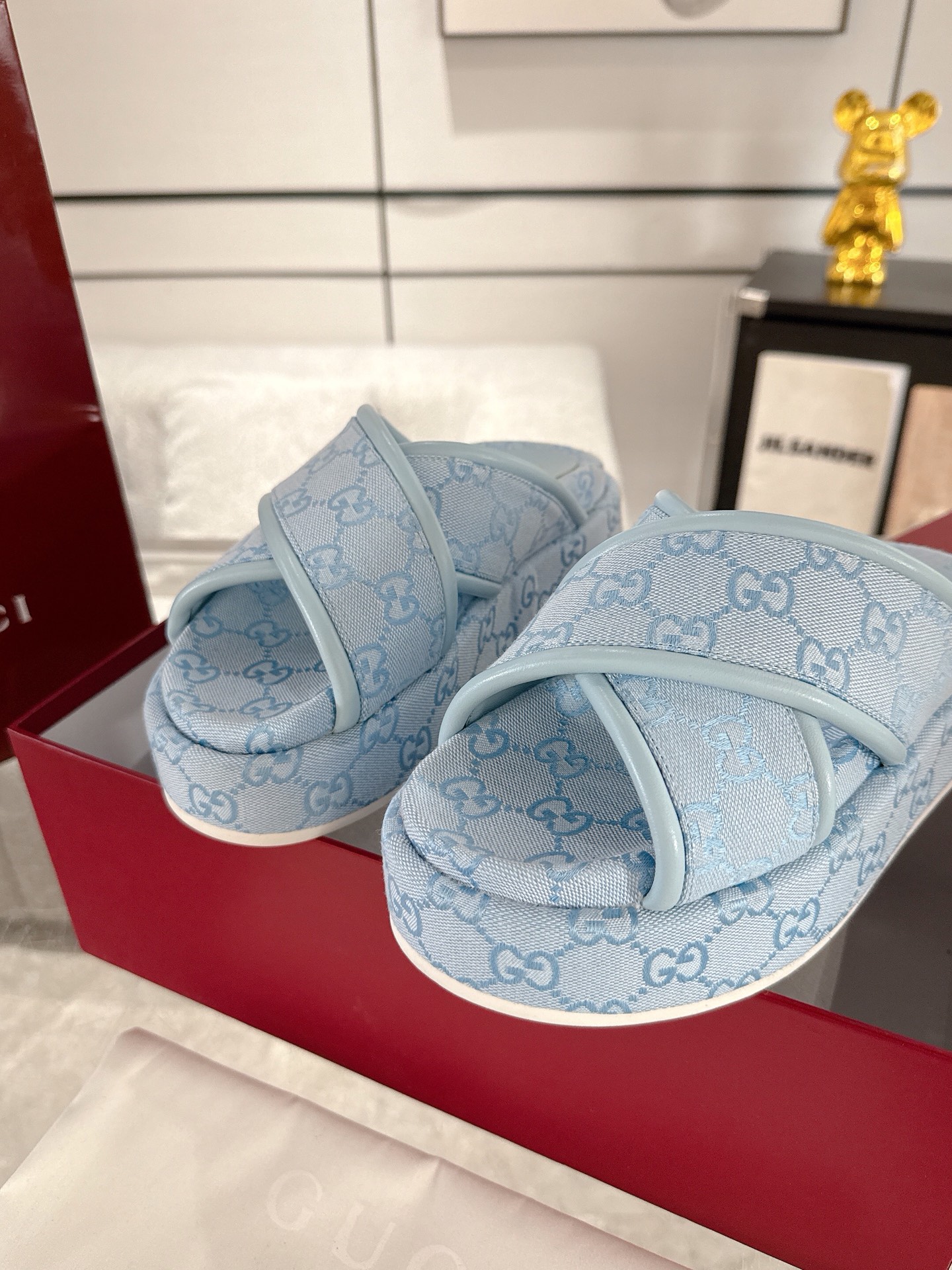 Gucci Platform Sandal Slippers Size 36-44