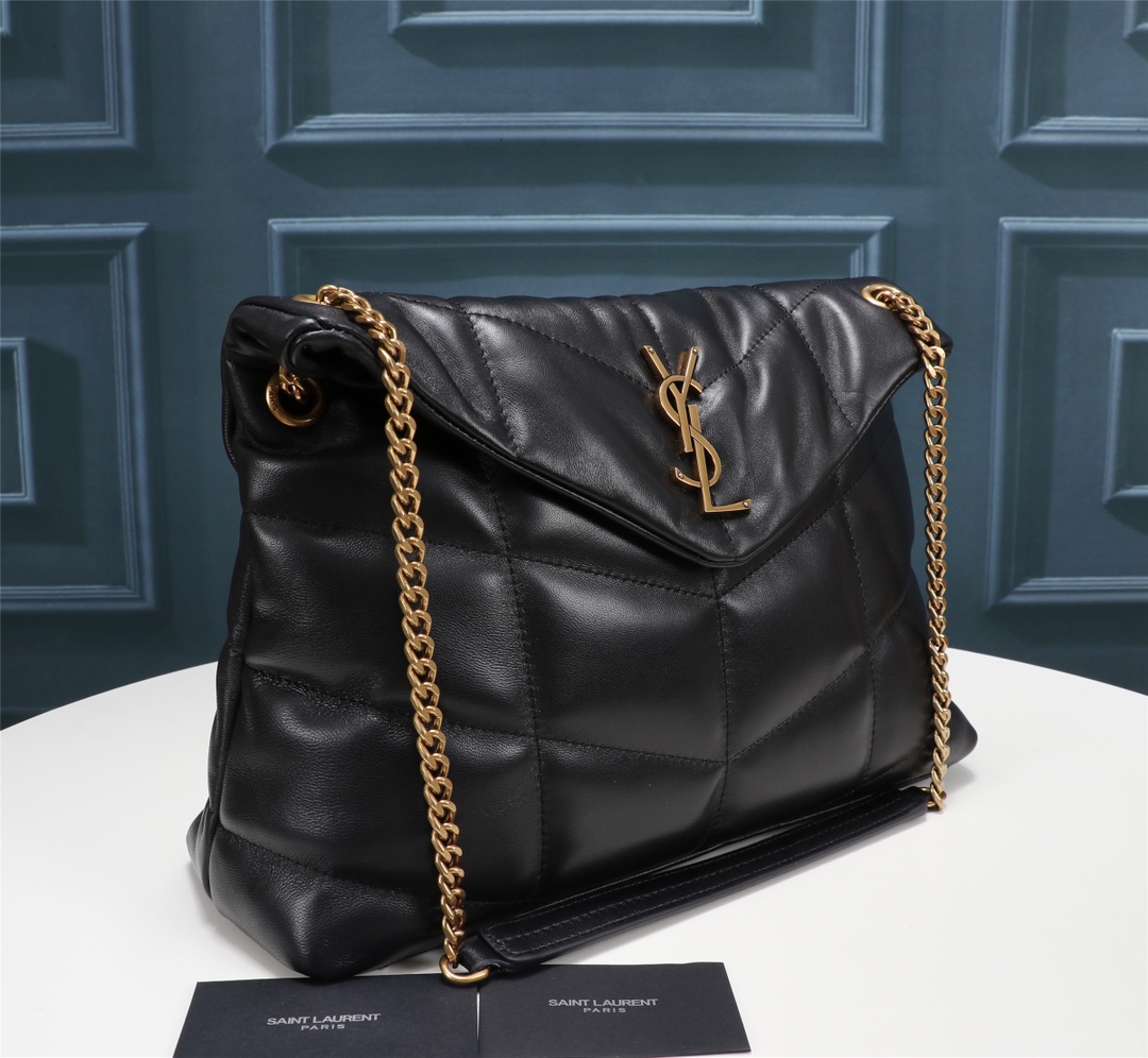 YSL Lou Lou Puffer Women Shoulder Bags Size 35*23*13cm