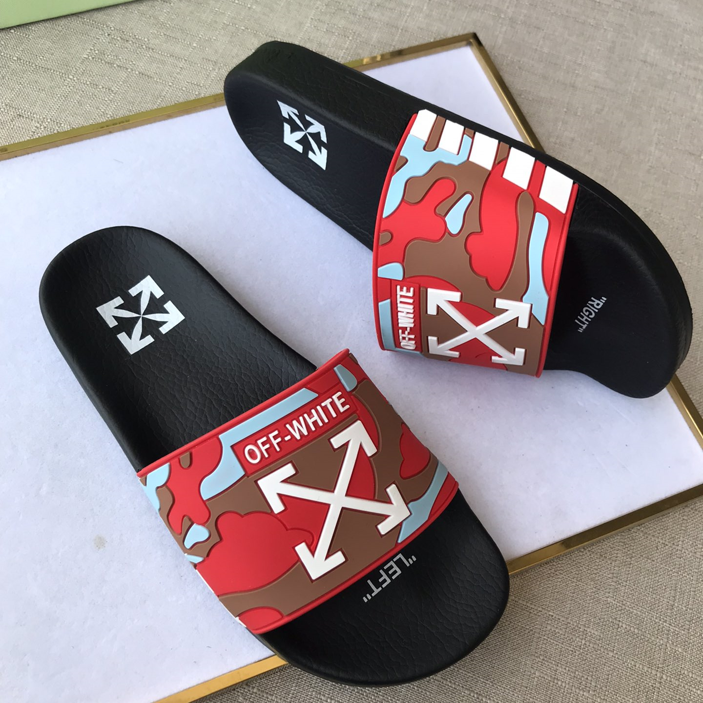 OFF White Mens Women Sandals Gr. 36-46