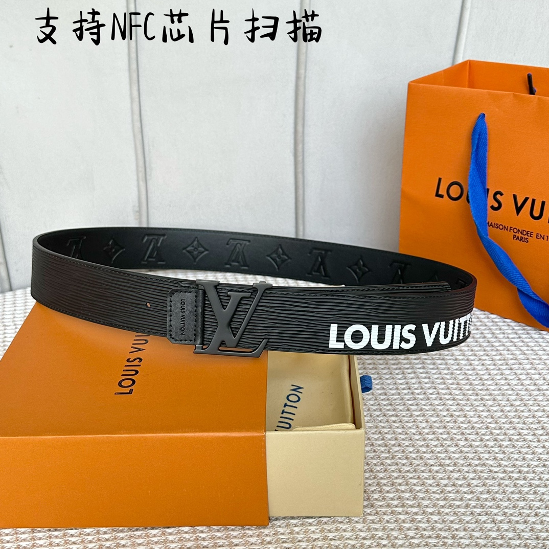Louis Vuitton Men Belt Width 4cm