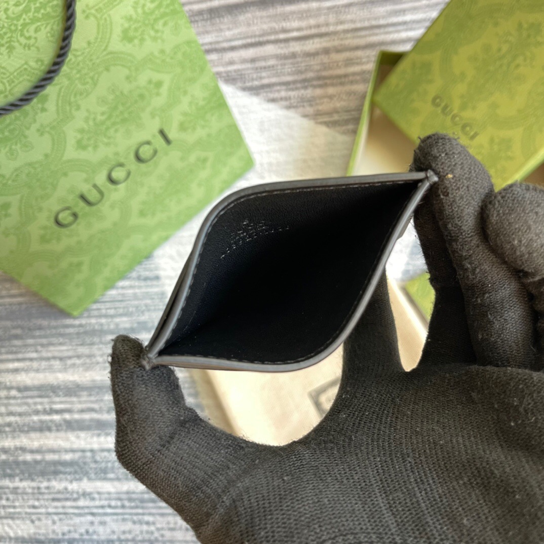 Gucci GG Gucci Signature card case Size 10*7cm Style: 473927