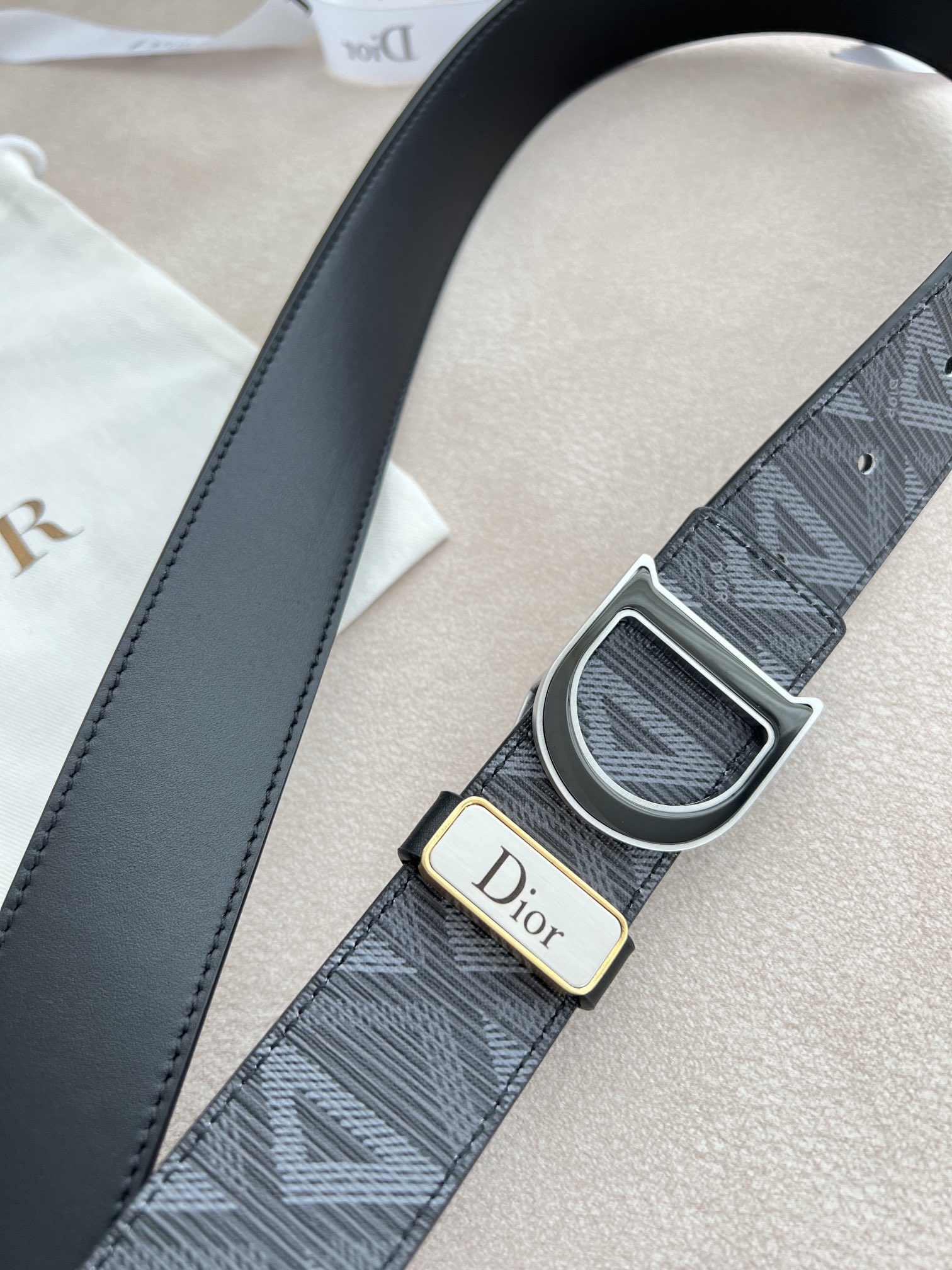 Dior Men Belt Width 3.5cm