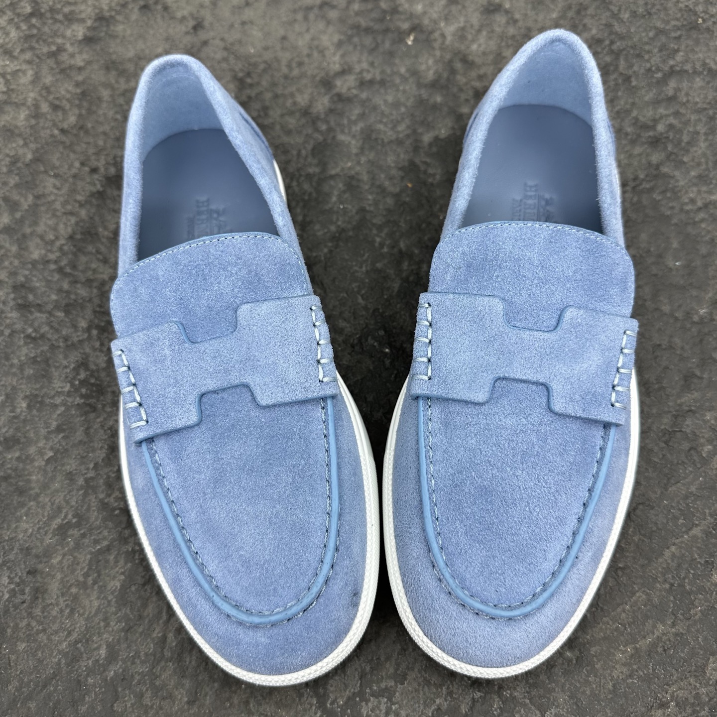 Hermes Job Unisex Loafers Size 35-46