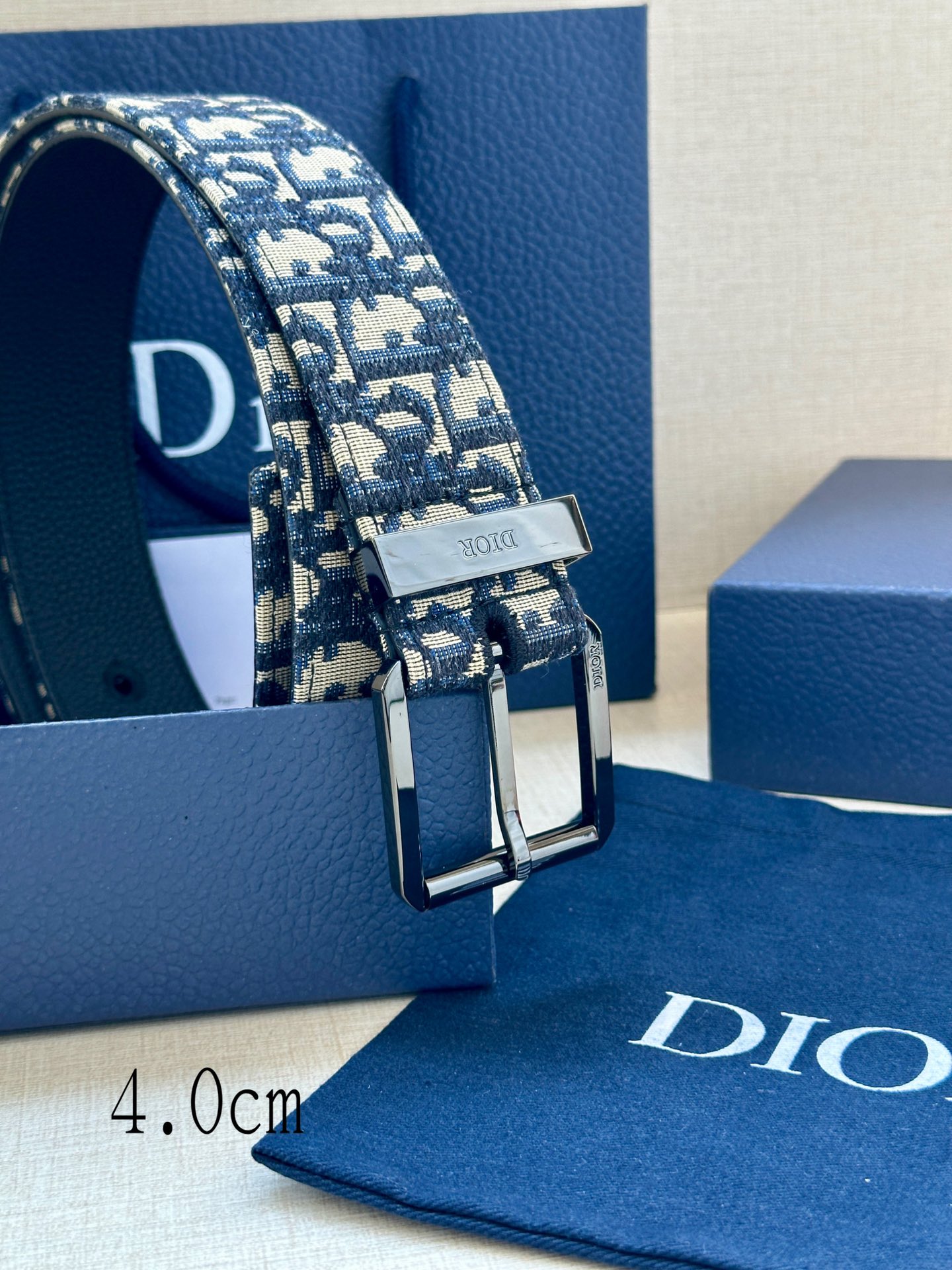 Dior Men Belt Width 4cm