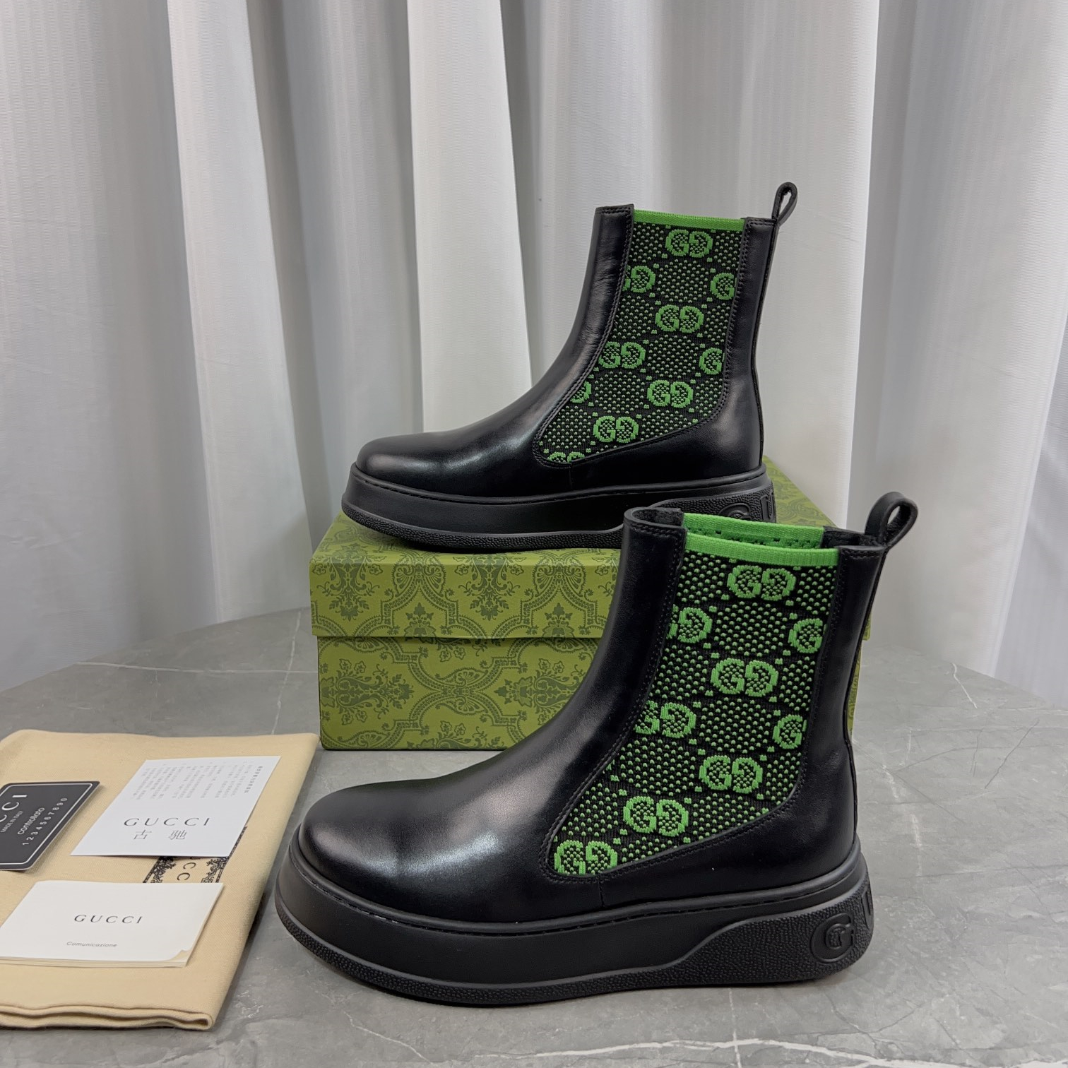 Gucci 23fw New Boots Unisex Size 35-46