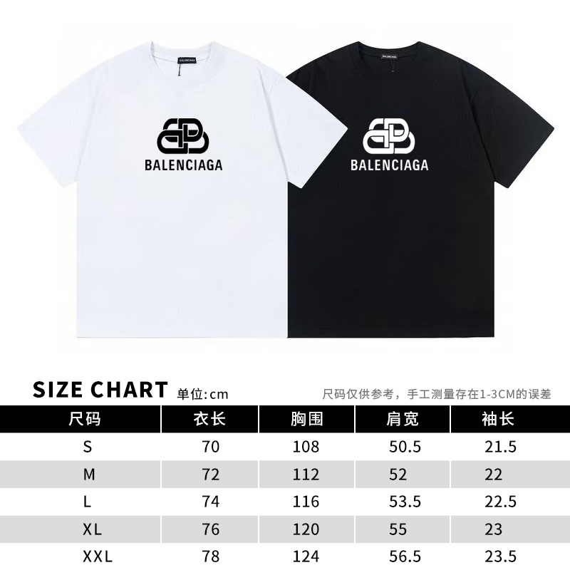 Balenciaga Unisex T Shirt Size S-XXL