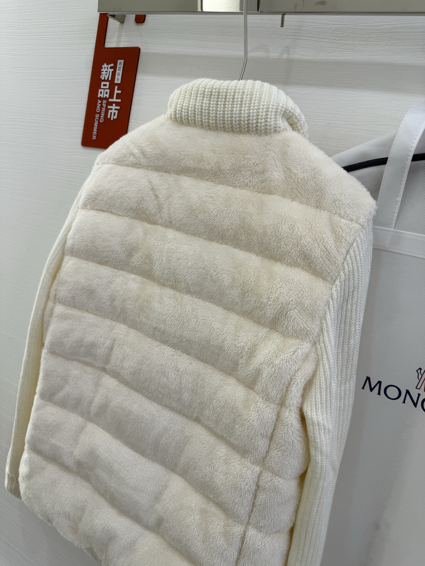 Moncler 25SS Teddy bear fur Women Down Jacket Size S-XL