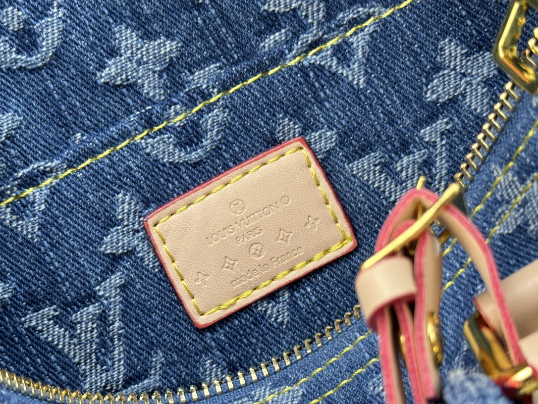 Louis Vuitton M46271 Keepall 25 Denim Cowboy Shoulder Bags Size 25*15*11cm