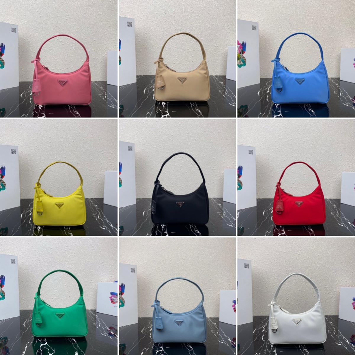 Prada 1NE515 Redition 2000 Women Bags 23*13*5cm