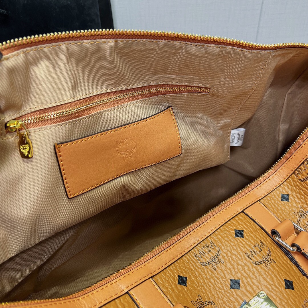 MCM Ottomar Weekender Bag in Visetos Size 45cm