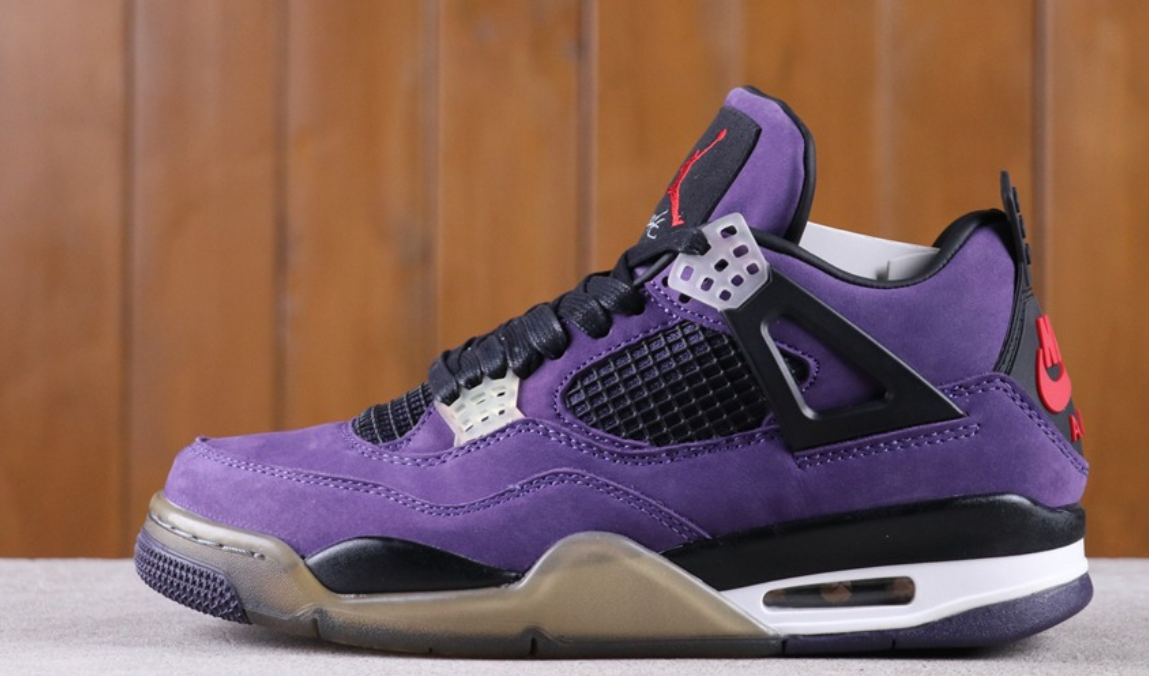 Nike Air Jordan 4 x Travis Scott Purple Gr. 36-46