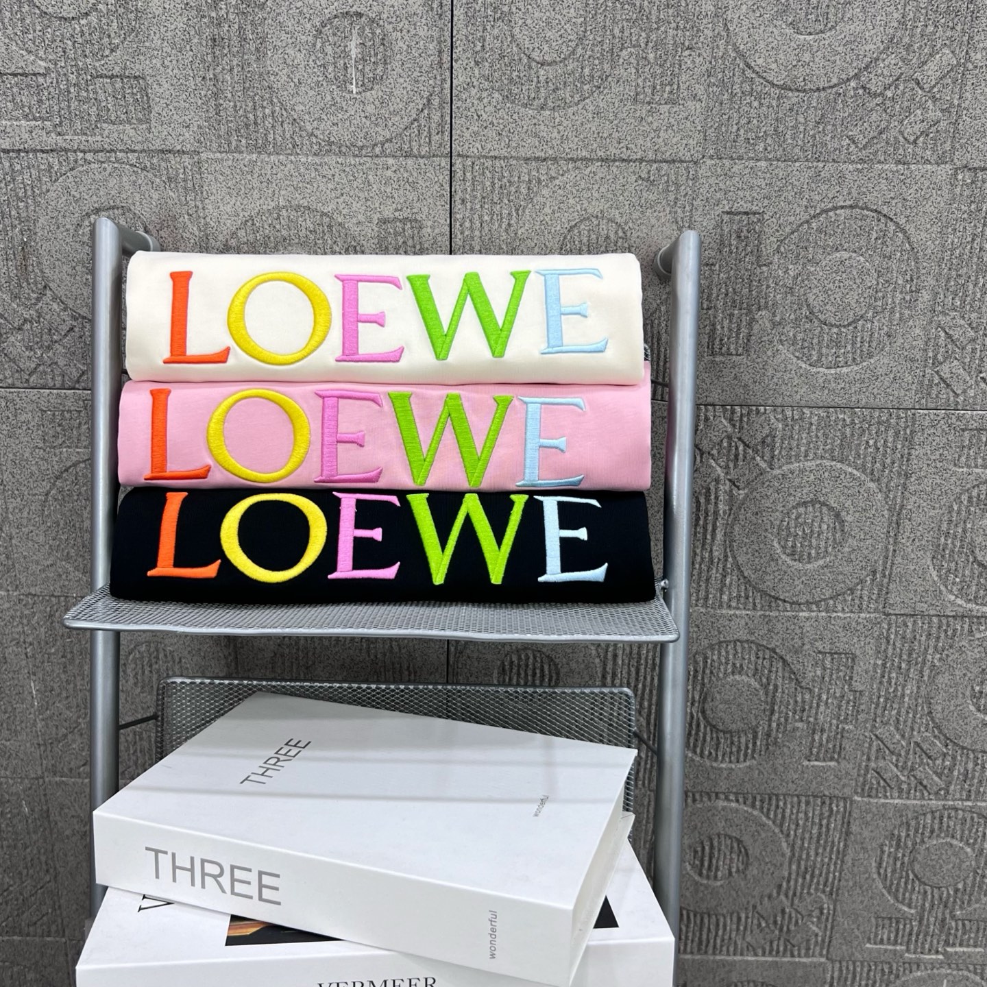 Loewe T Shirt  Embroider Logo Size XS-L