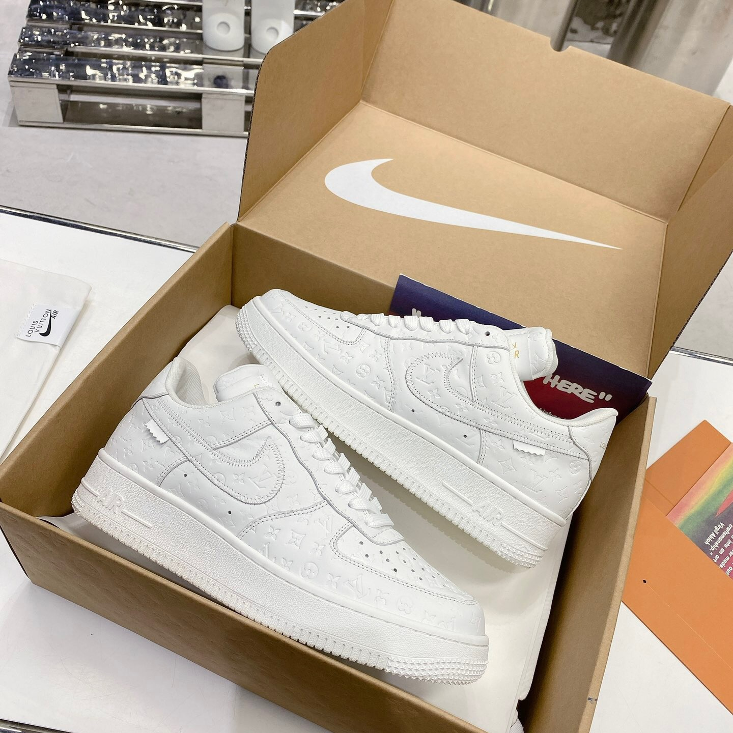 Louis Vuitton x Off White x Air Force 1 Sneaker Size 36-45