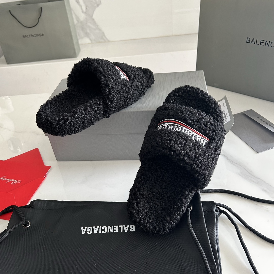 Balenciaga 23FW New Winter Slippers Size 35-41