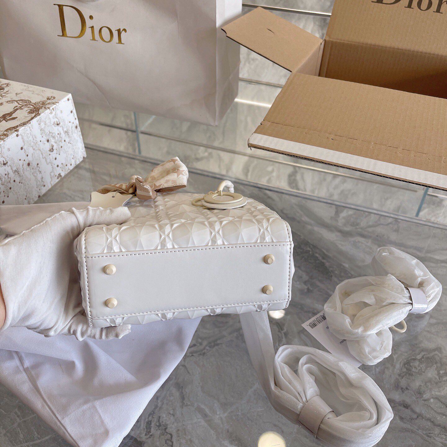 Dior Lady 2022SS Women Shoulder Bags 17cm