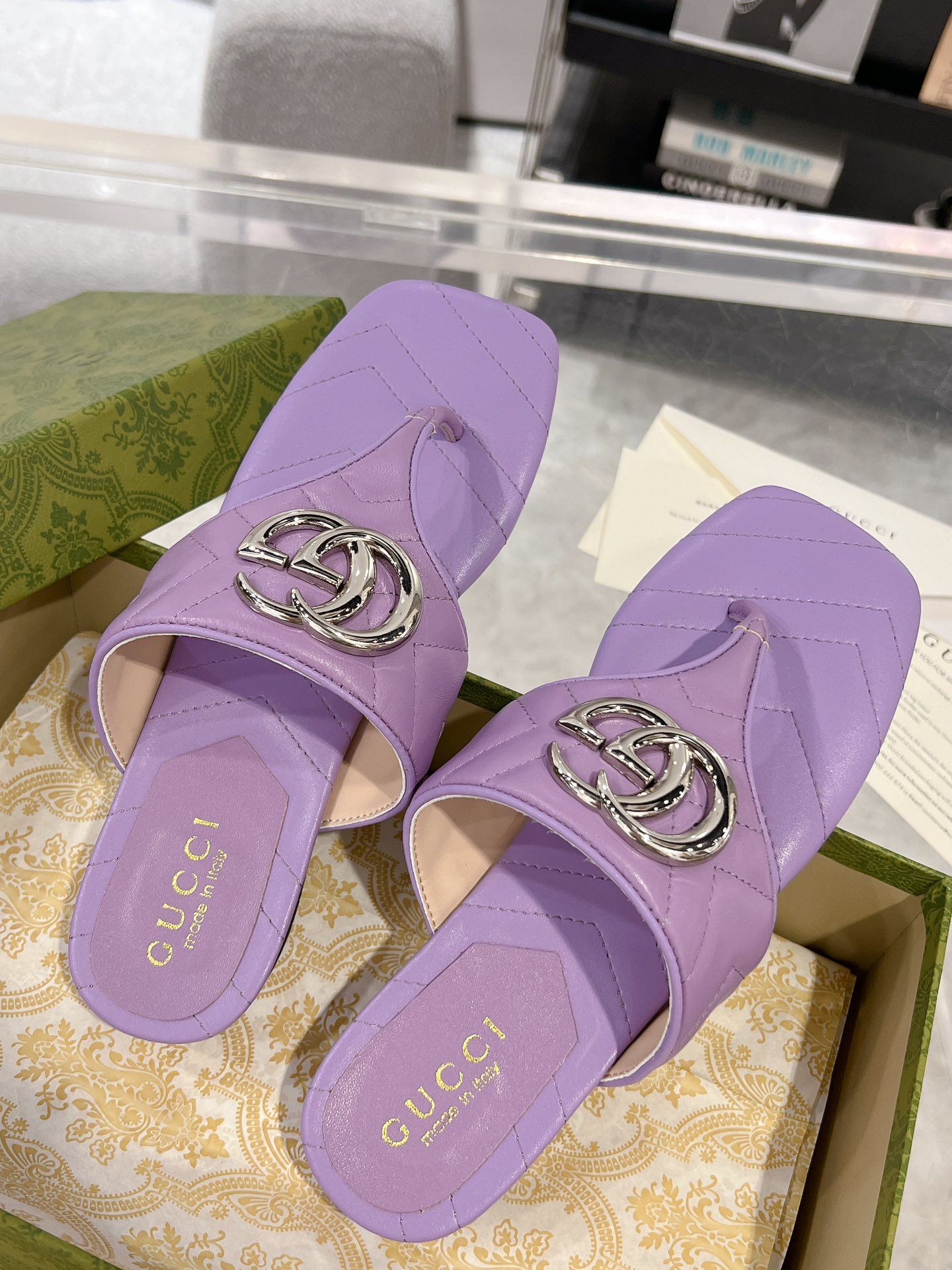 Gucci GG Marmont Slippers Size 36-41