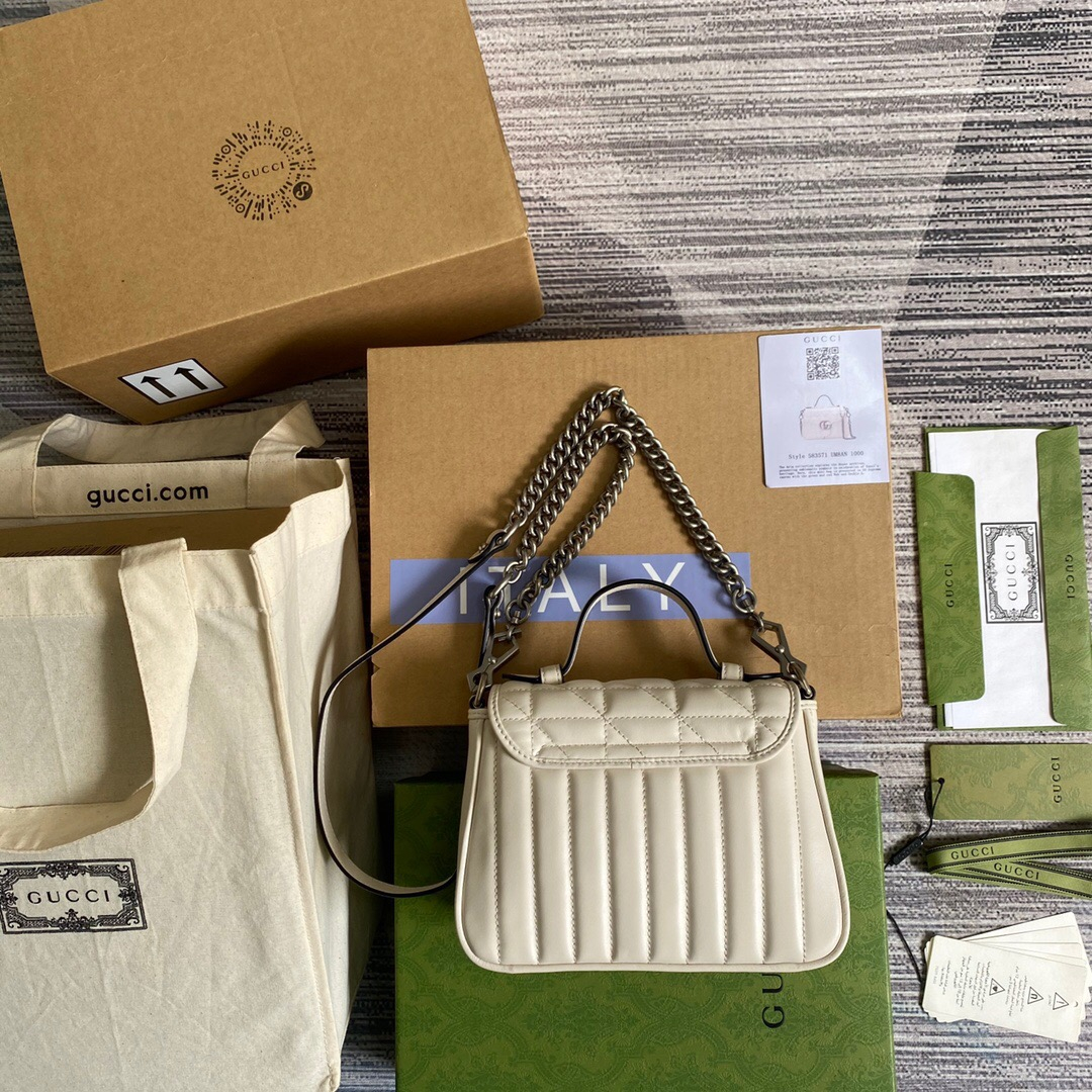 Gucci GG Marmont Top Handle Bags for Women Size 21*15.5*8cm