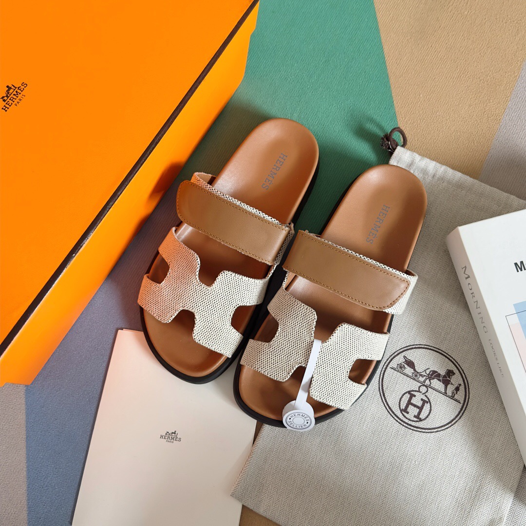 Hermes chypre Slippers Size 36-45