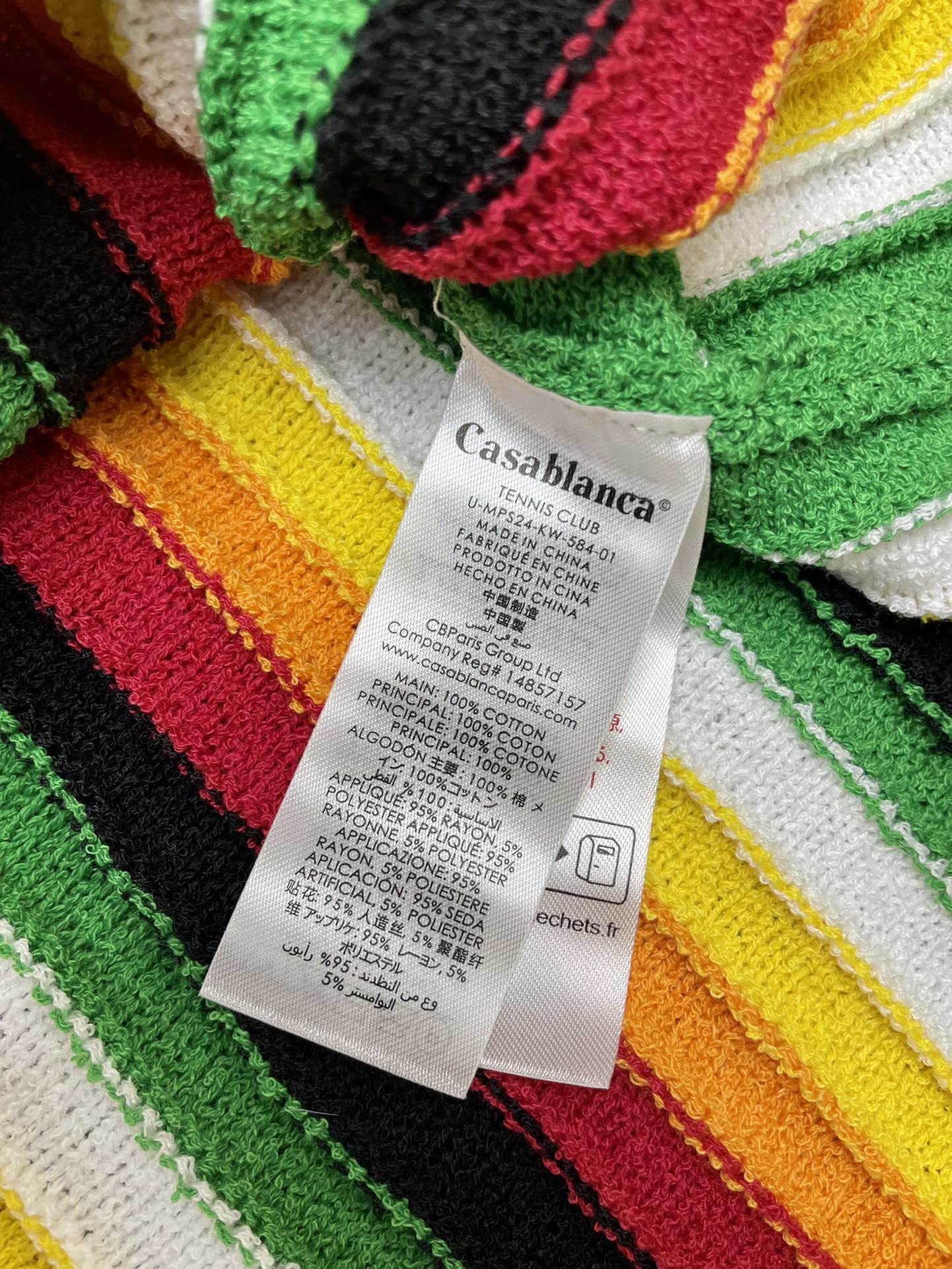 Casablanca Polo Shirt Size S-XL