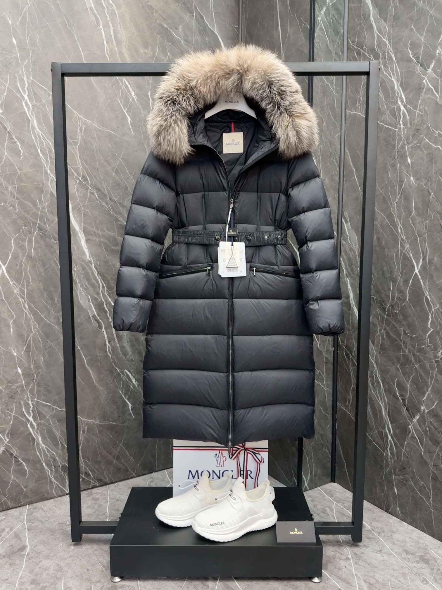 Moncler Boed Long Women Down Jacket Size S-XL