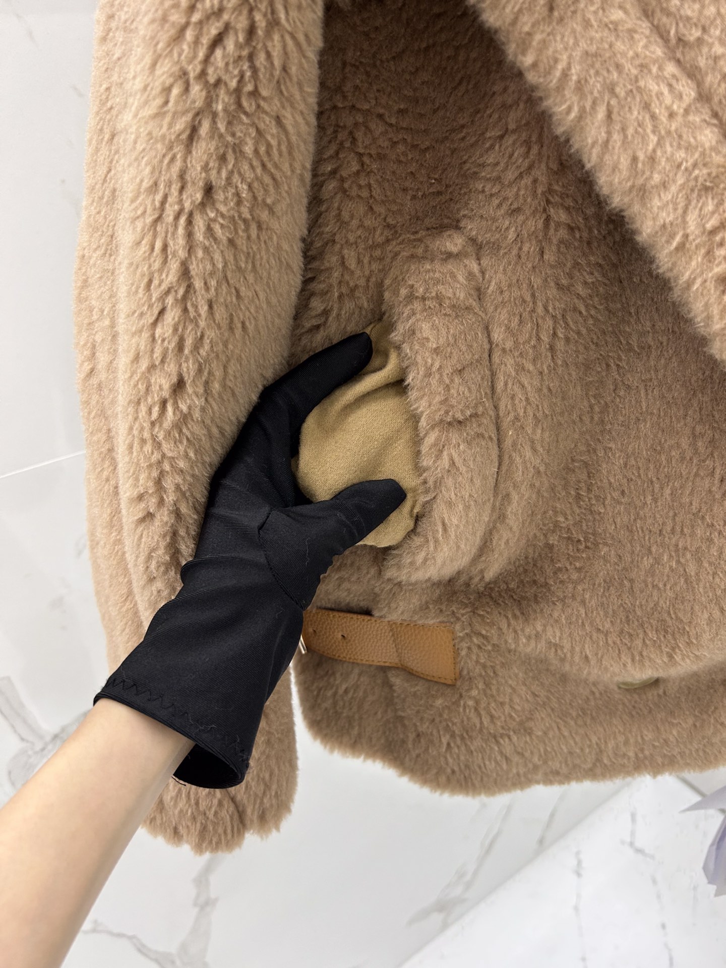 Max Mara Teddy fur Short coat Size XS-M