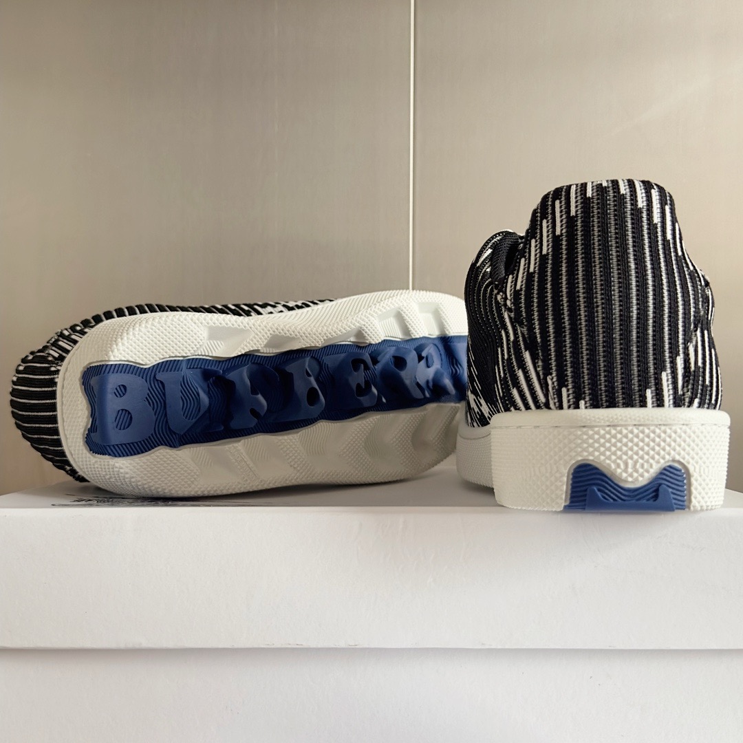 Burberry 2024 New Check Knit Box Sneaker Size 36-45