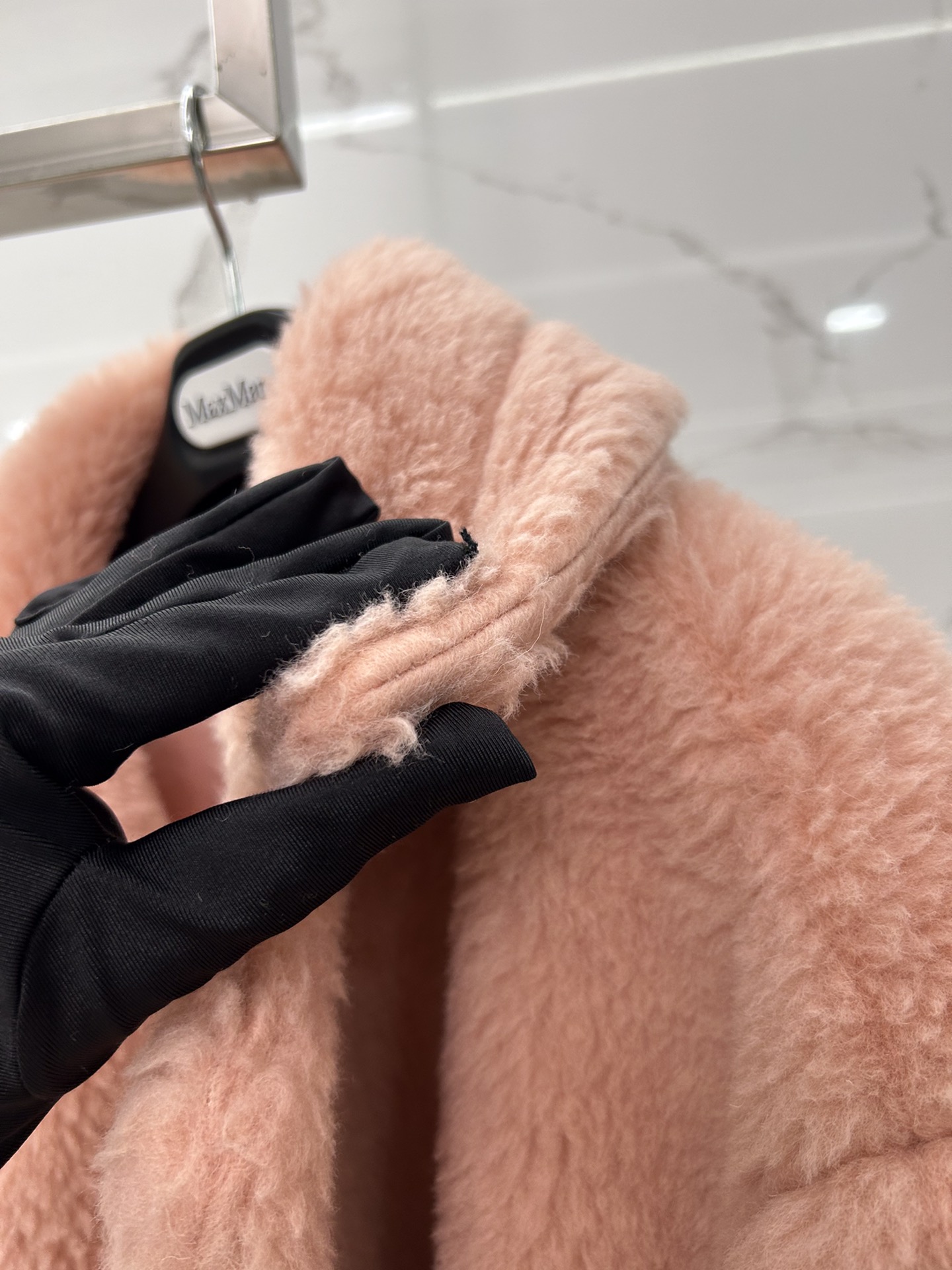 Max Mara Teddy fur long coat Size XS-M