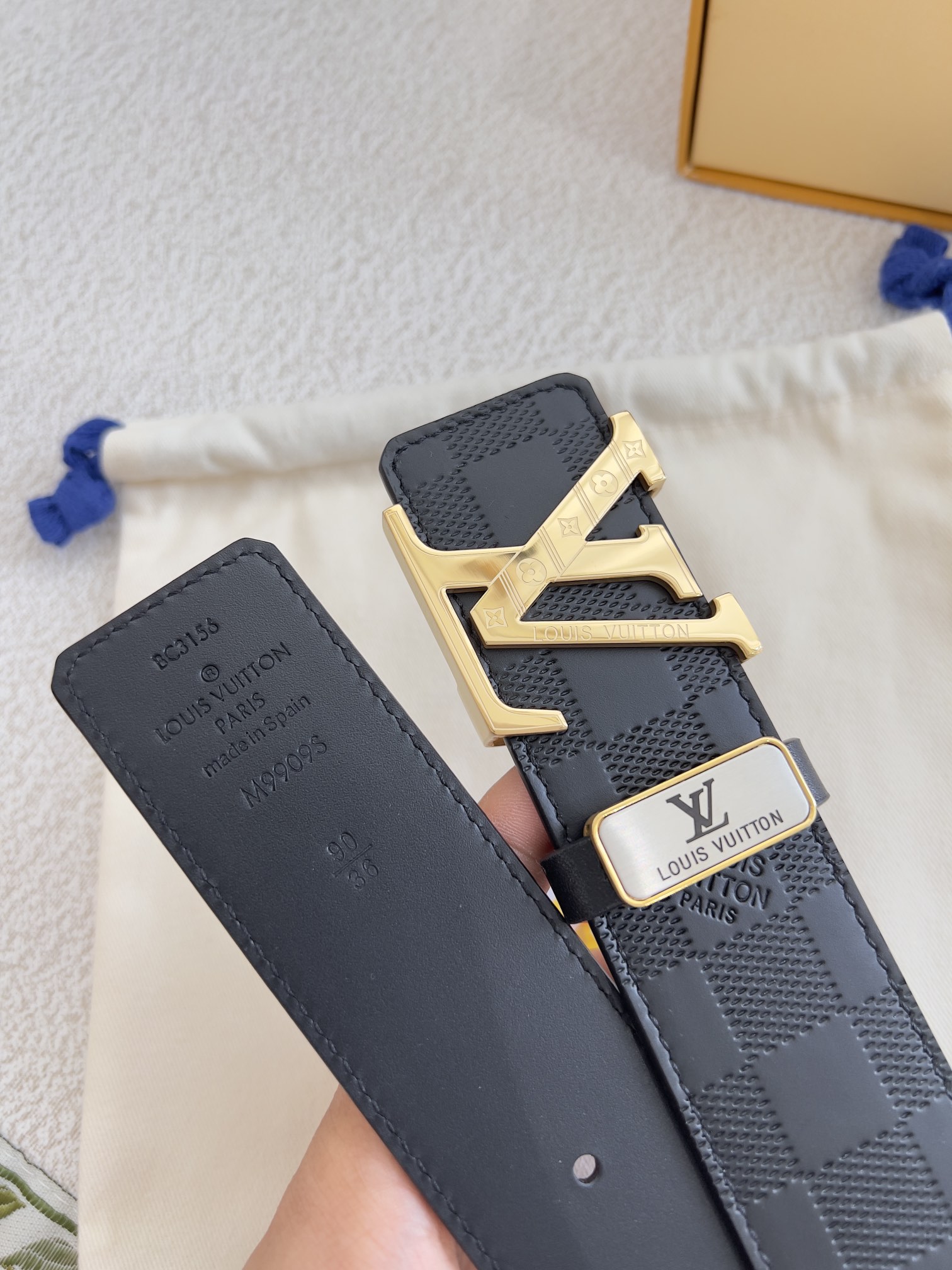 Louis Vuitton Men Belt Width 3.8cm