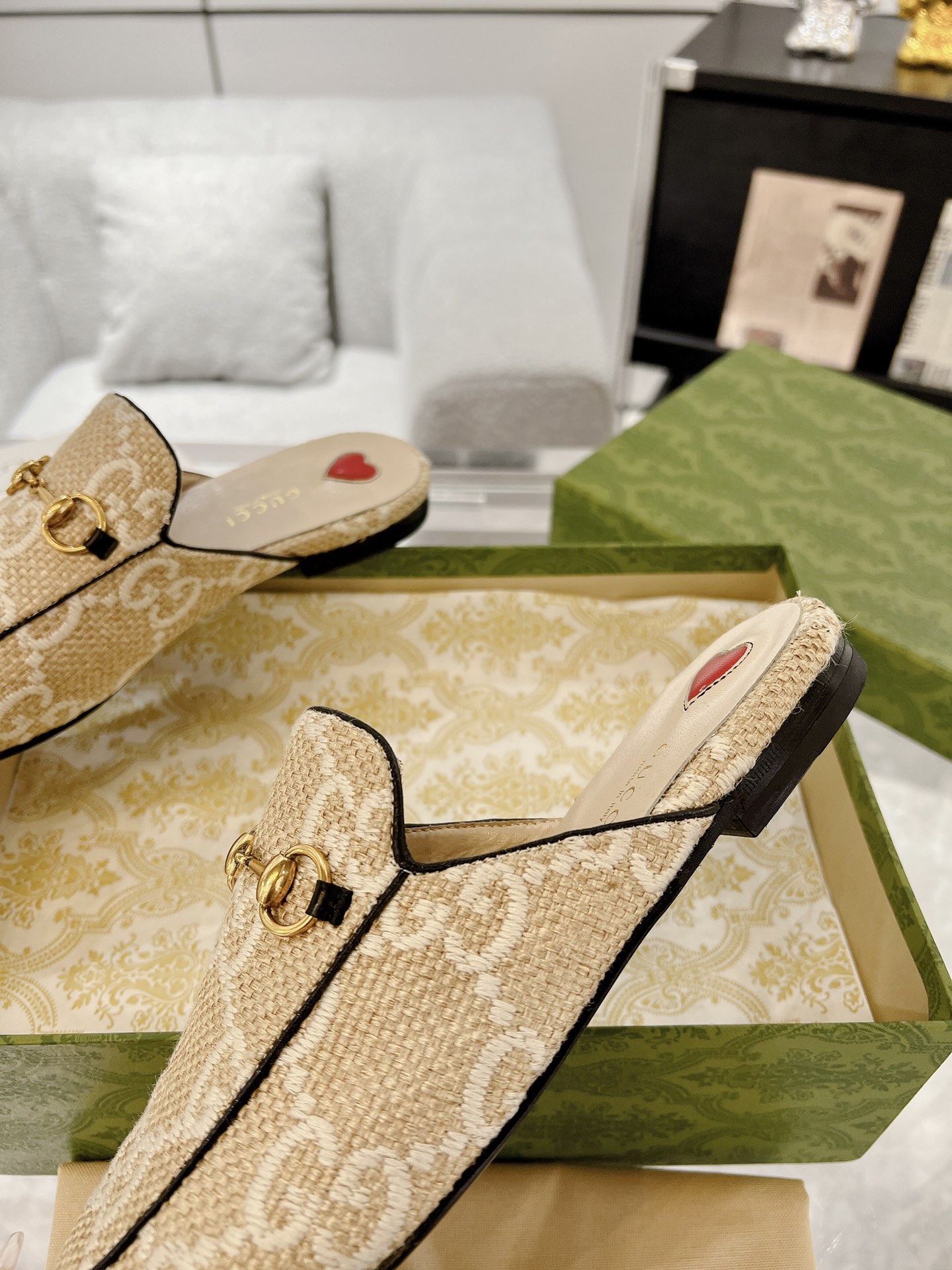 Gucci Princetown GG Slippers Size 35-40