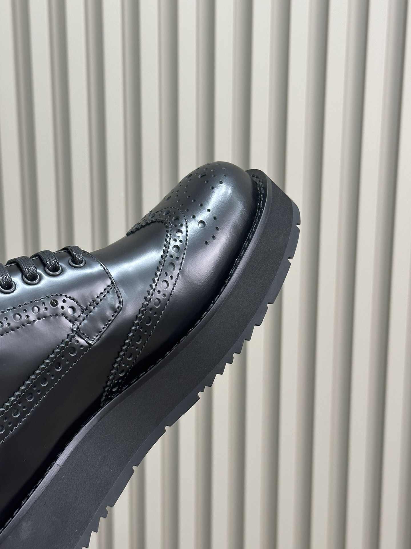 Prada Brushed leather derby Shoes Size 36-41