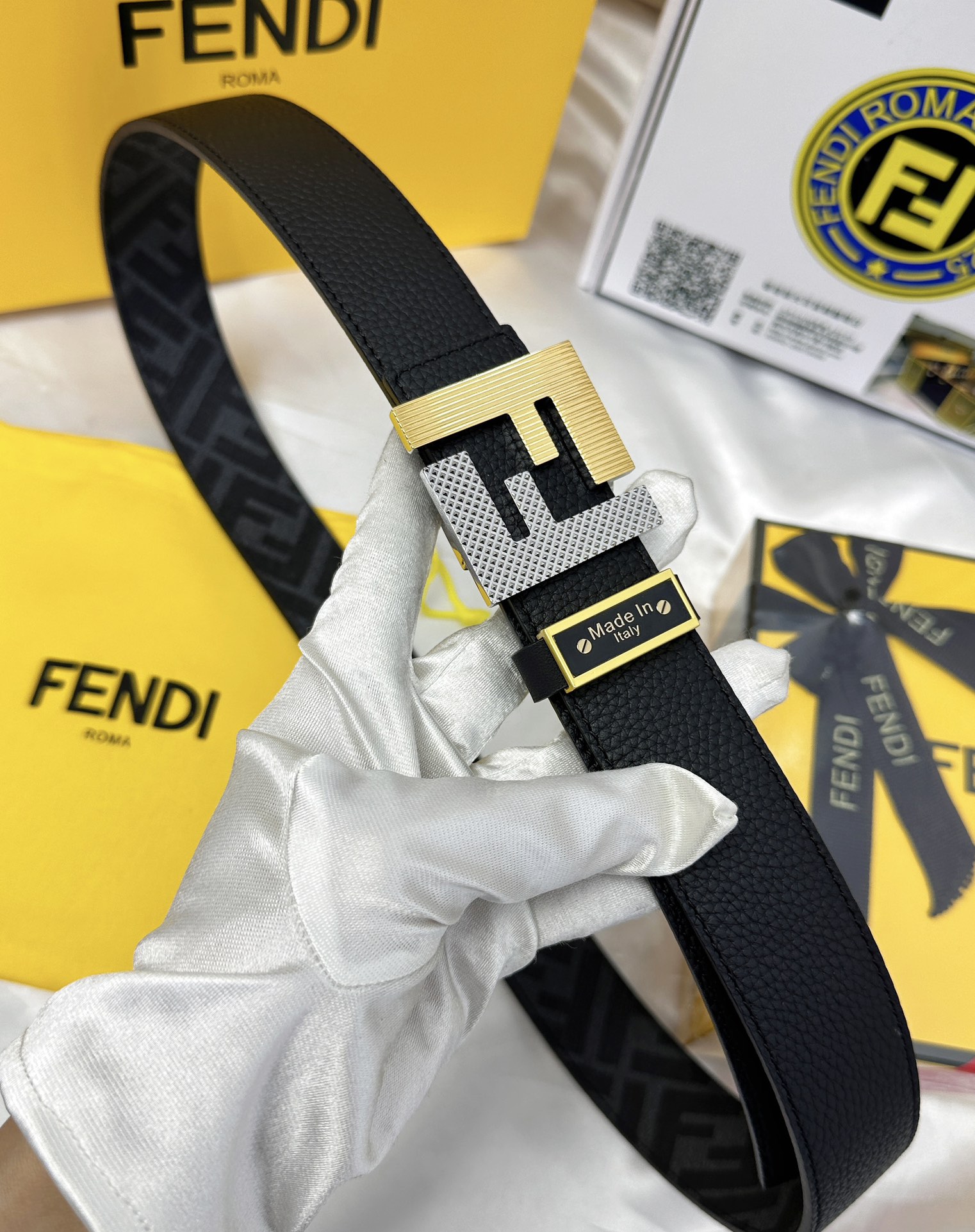 Fendi Men Belt Width 3.8cm