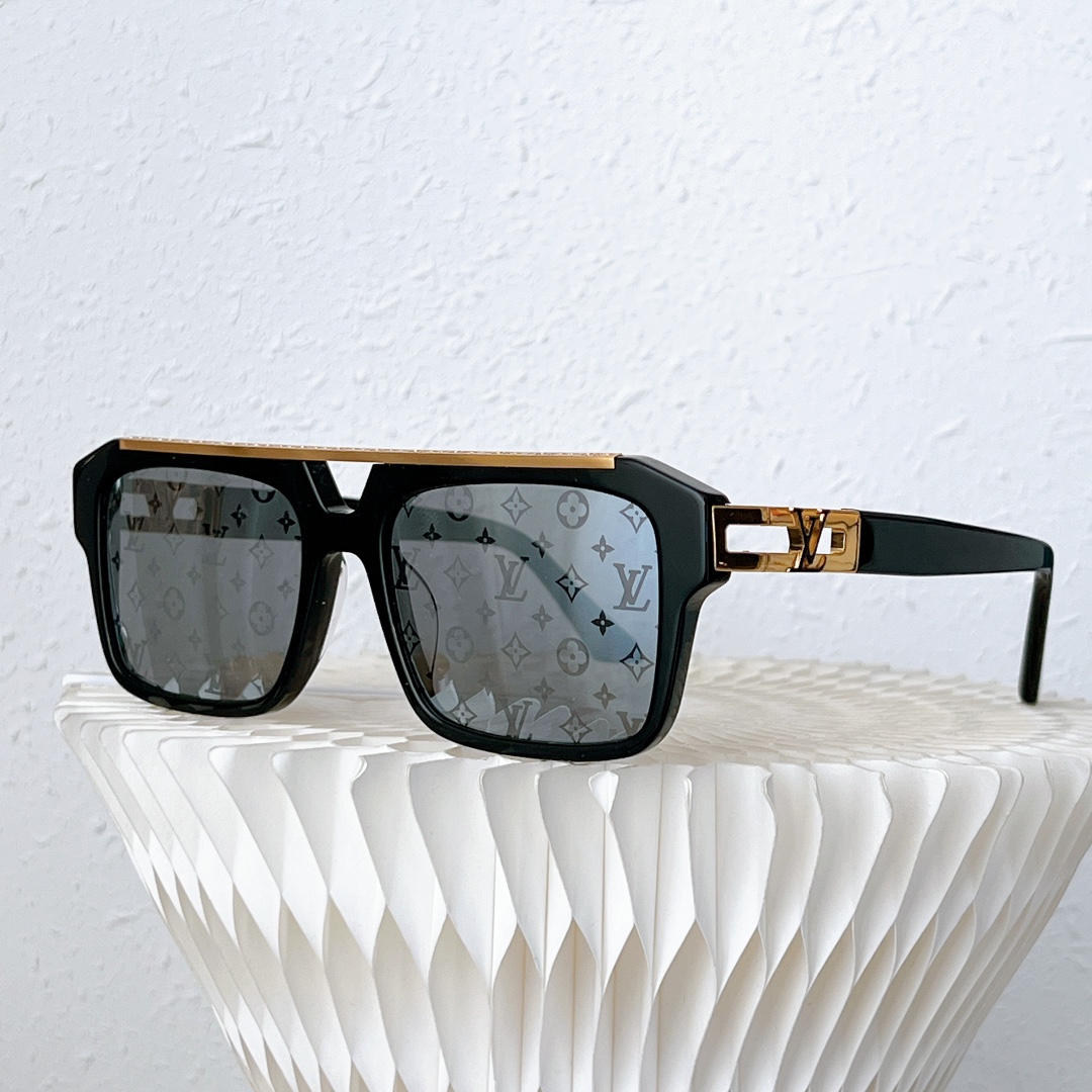 Louis Vuitton Z1801 1802 Mascot Pilot Square Sunglasses