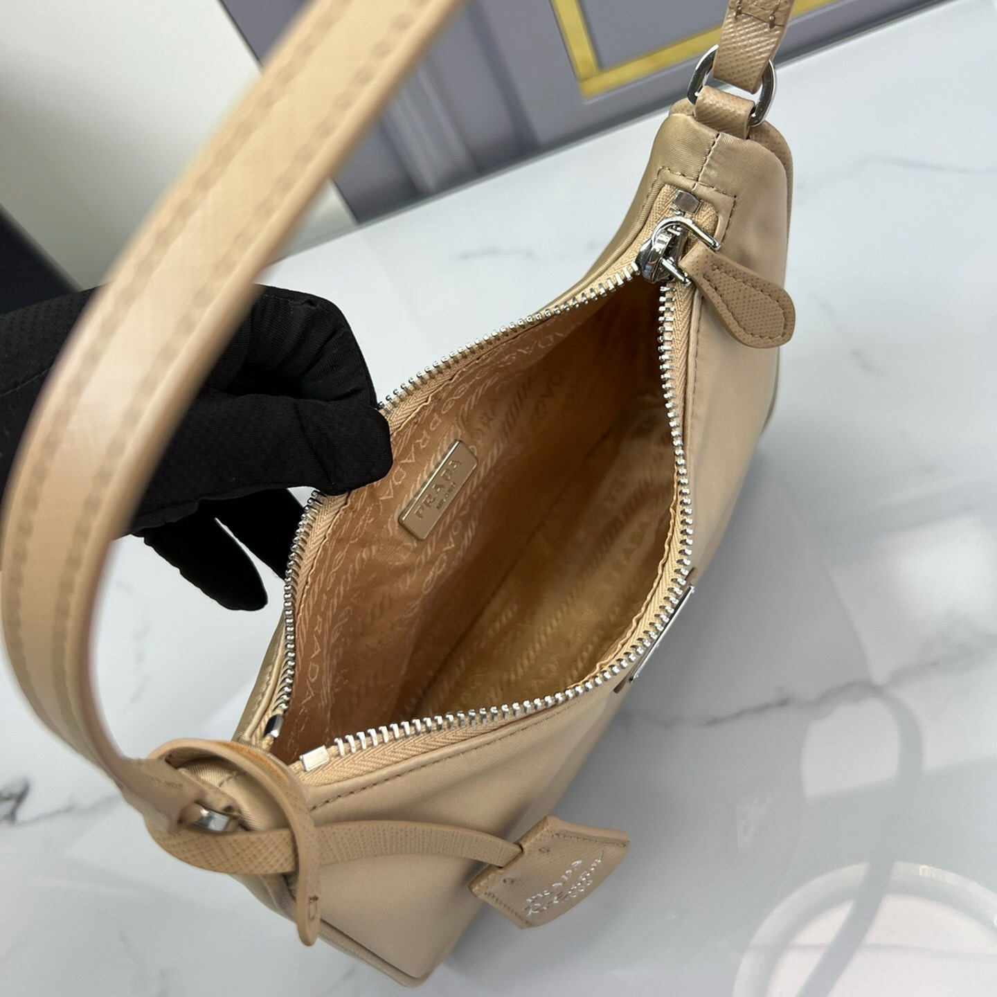 Prada 1NE204 Redition 2005 Women Bags 22*18*6.5cm