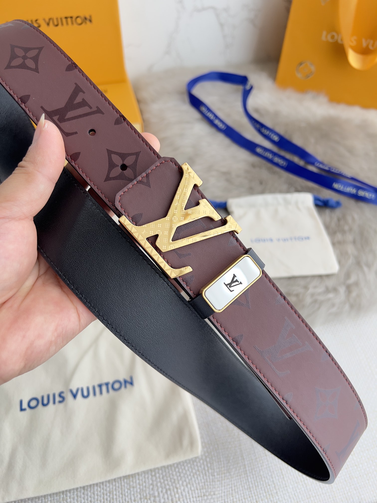 Louis Vuitton Men Belt Width 3.8cm