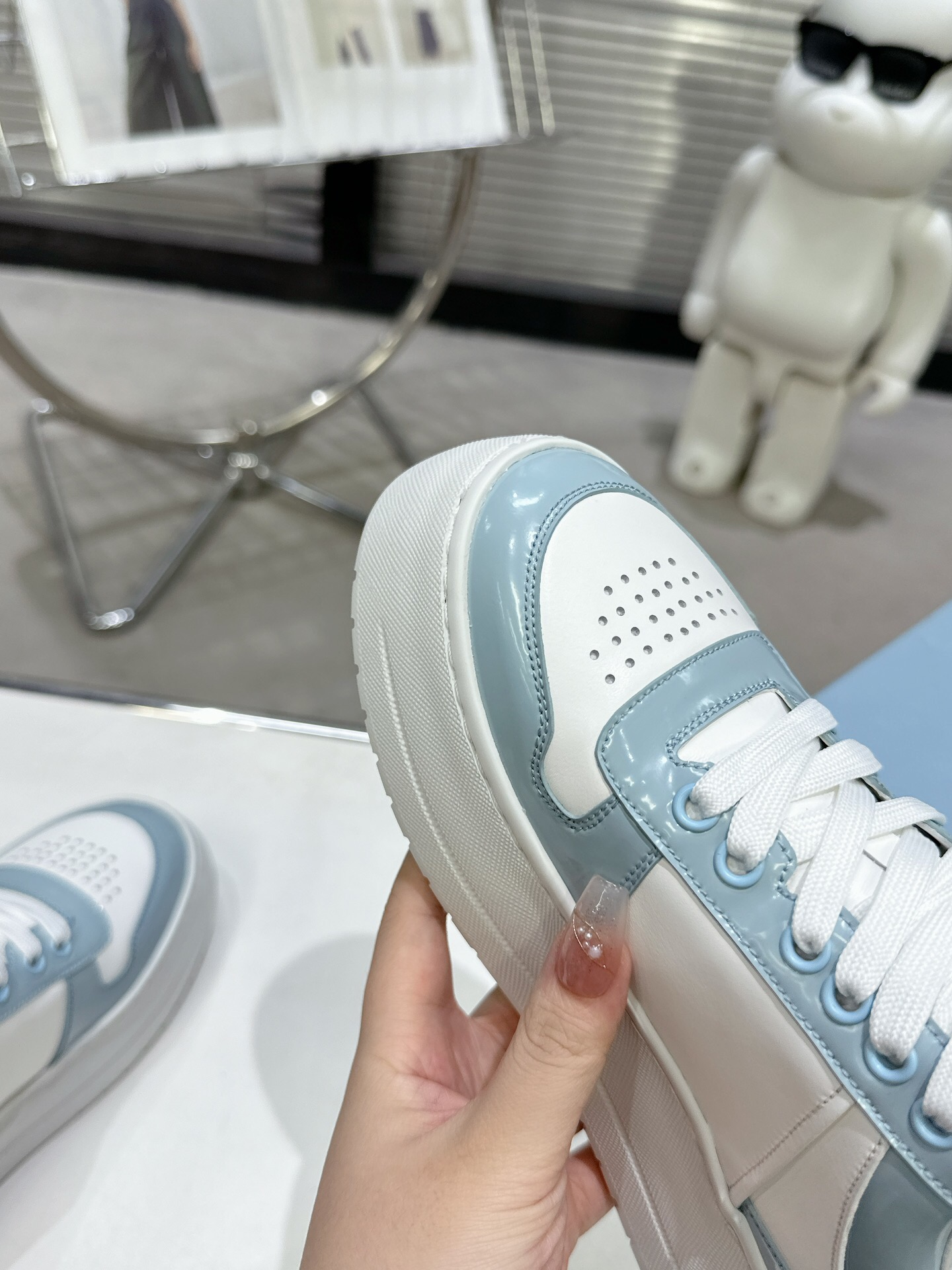 Prada 2024 New Downtown Bold leather Sneaker Size 36-41