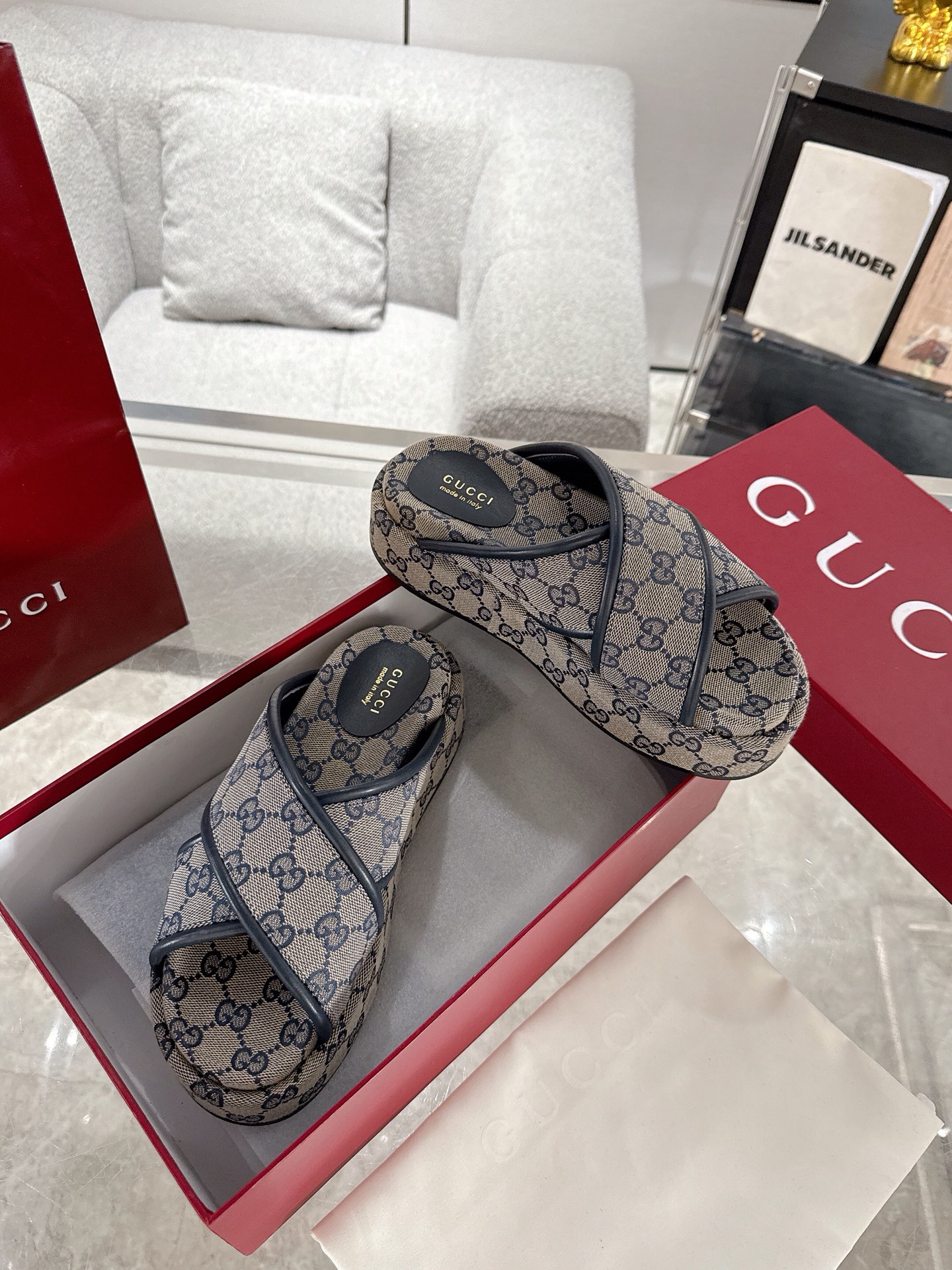 Gucci Platform Sandal Slippers Size 36-44