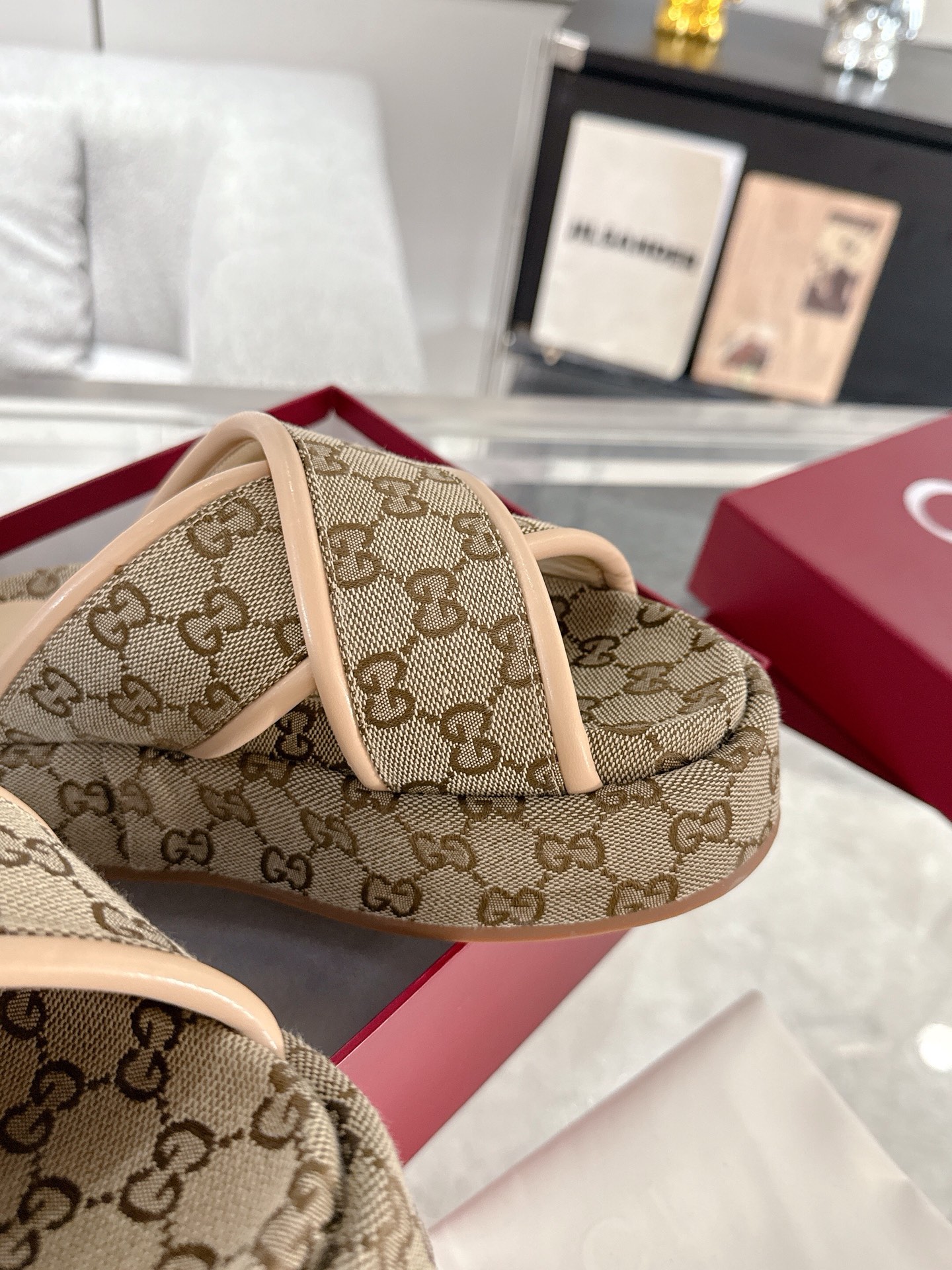 Gucci Platform Sandal Slippers Size 36-44