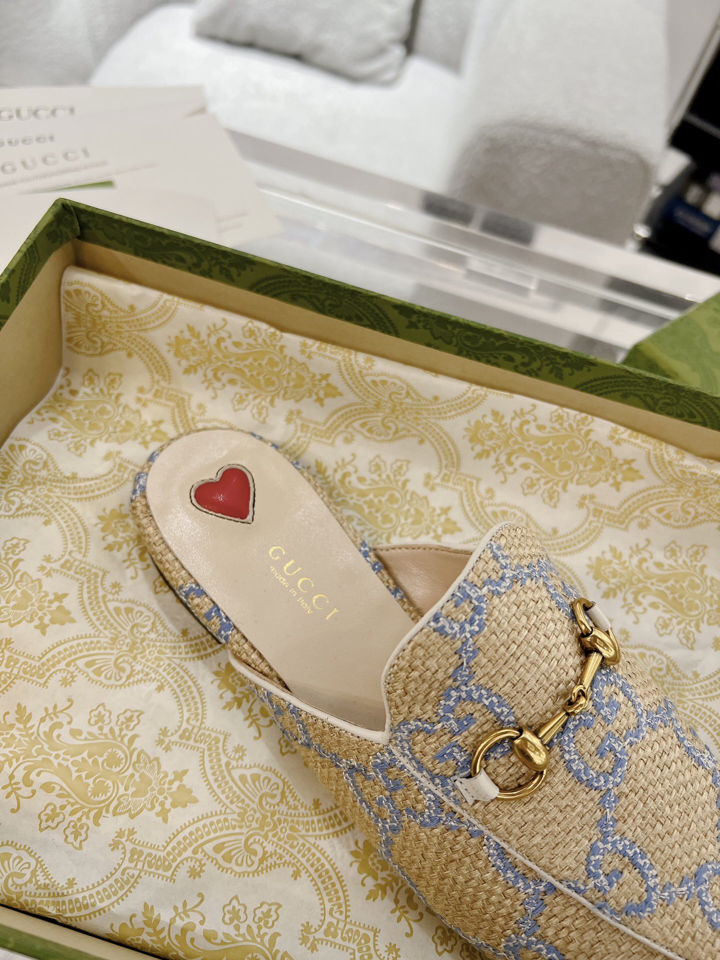 Gucci Princetown GG Slippers Size 35-40