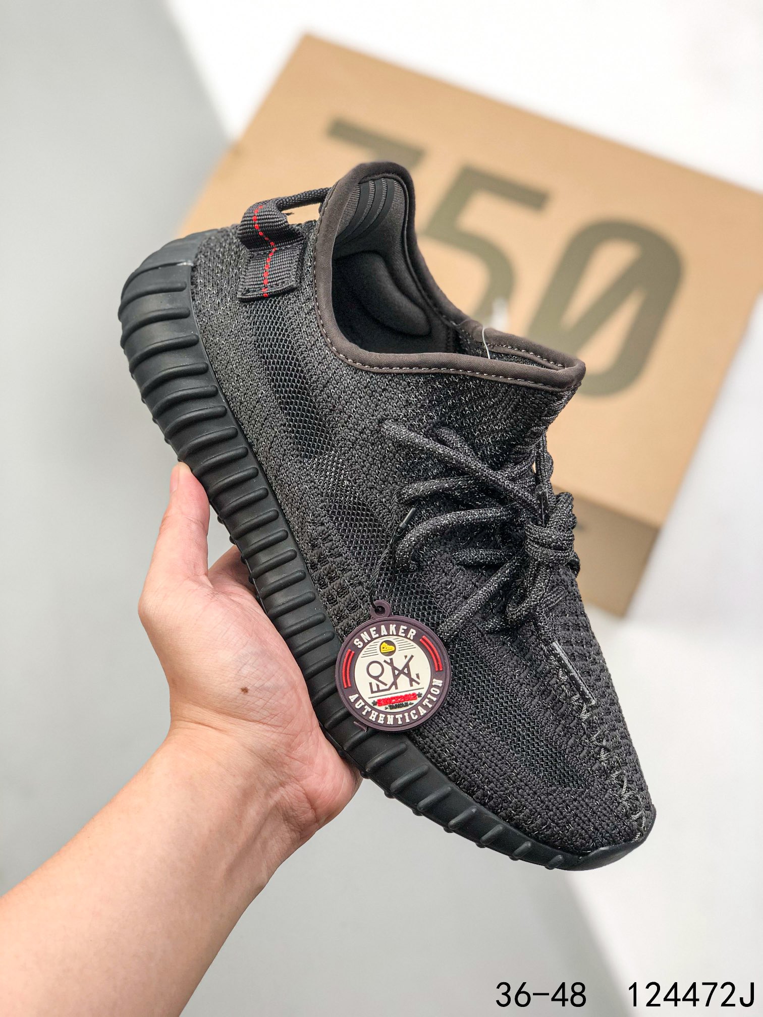 Yeezy 350 Boost 350 V2 Mens/Women Sneakers Shoes Black2 36 - 45
