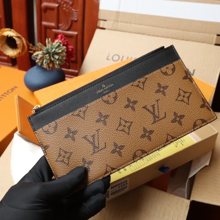 Louis Vuitton Slim Purse Size 20*11*0.5cm M80348 M80390 N60536