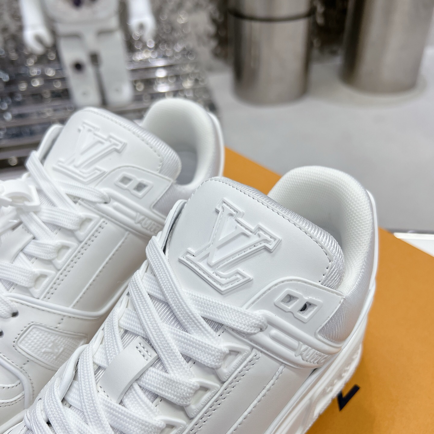 Louis Vuitton Trainer Sneaker White Size 36-46